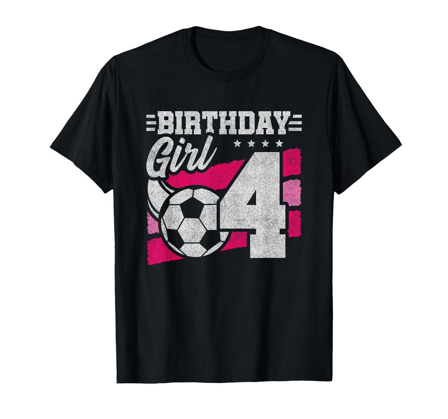4 Year Old Soccer Birthday 4Th Birthday T-Shirt - Graphic Print Unisex - T-Shirt, Sweatshirt, Hoodie