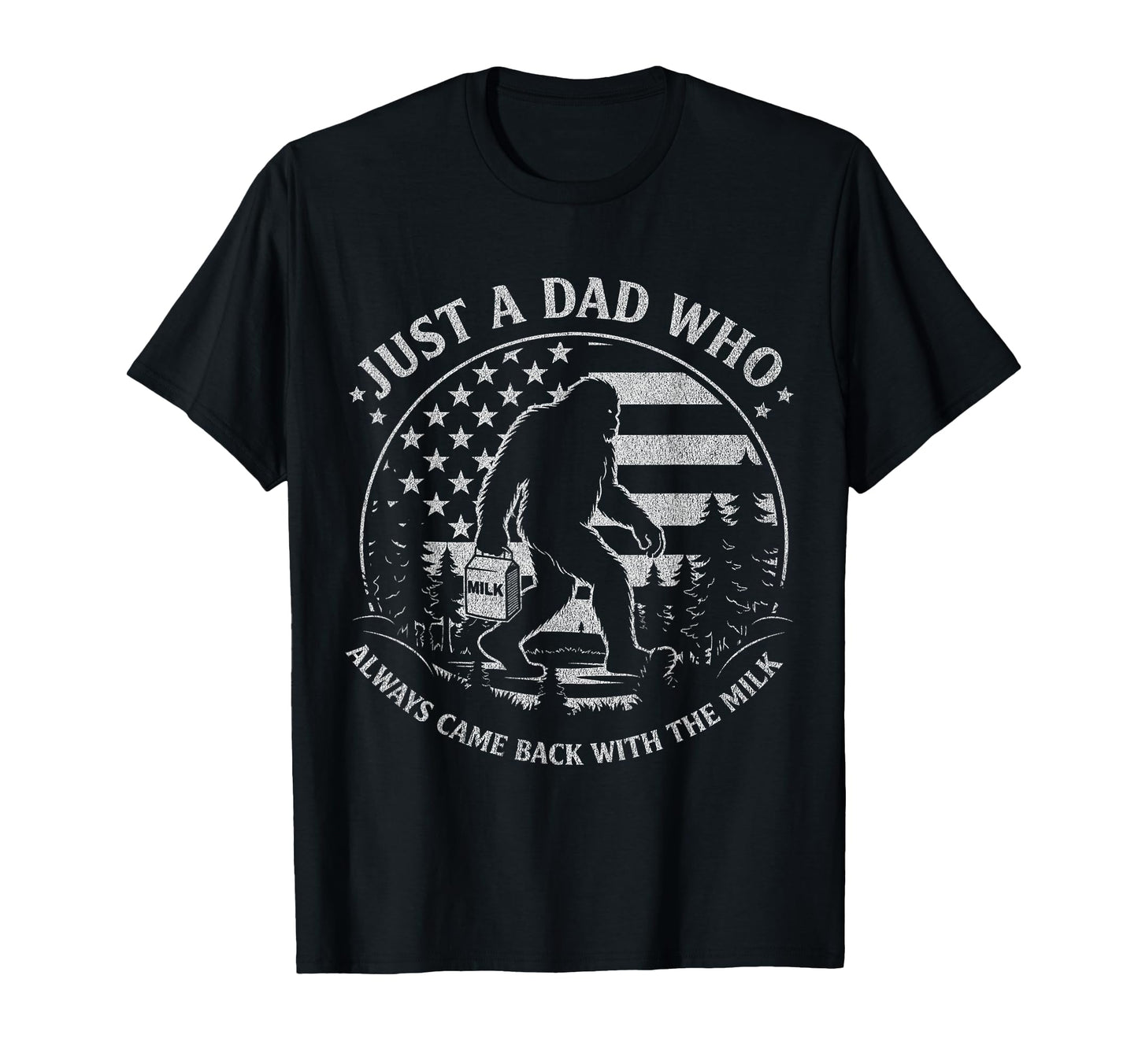 Just Dad Who Always Came Back Milk Daddy T-Shirt - Minimalist Print Unisex - T-Shirt, Sweatshirt, Hoodie