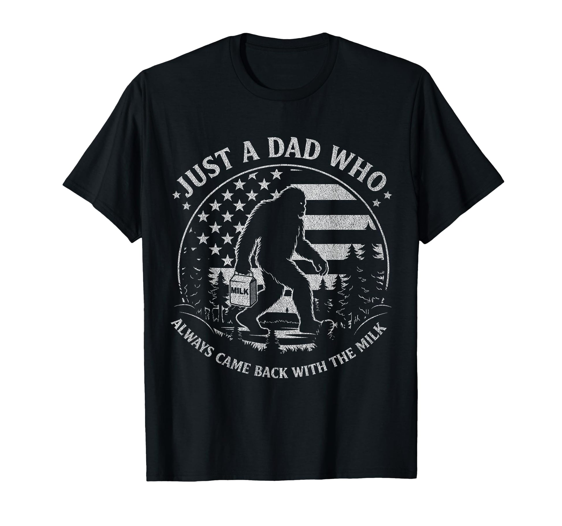 Just Dad Who Always Came Back Milk Daddy T-Shirt - Minimalist Print Unisex - T-Shirt, Sweatshirt, Hoodie