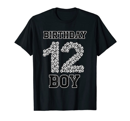 12Th Birthday Soccer Player T-Shirt - Casual Everyday Wear for Adults - T-Shirt, Sweatshirt, Hoodie