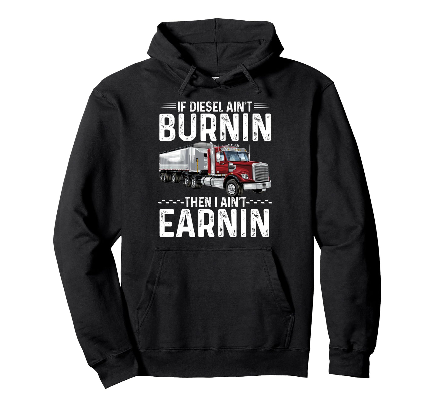 Truck Driver Art Dad Grandad Trucking Cdl Hoodie - Graphic Print Men Women - T-Shirt, Sweatshirt, Hoodie