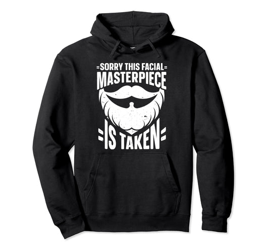 Beard Bearded Dad Husband Facial Hoodie - Trendy Graphic Men Women - T-Shirt, Sweatshirt, Hoodie
