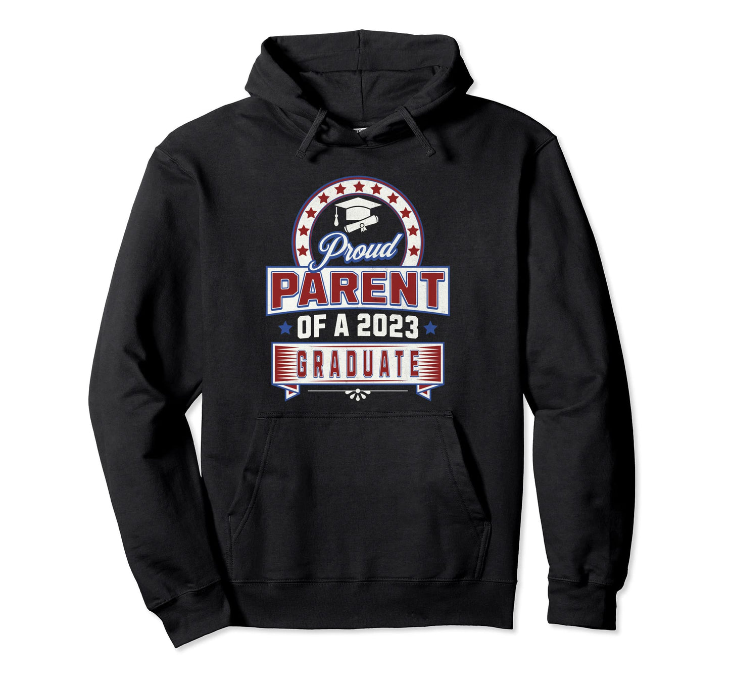 Proud Parent 2023 Graduate School Hoodie - Aesthetic Graphic Unisex - T-Shirt, Sweatshirt, Hoodie