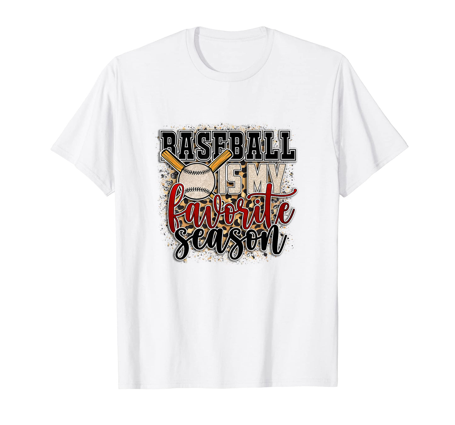 Baseball Is My Favorite Season Mom T-Shirt - Aesthetic Graphic for Adults - T-Shirt, Sweatshirt, Hoodie