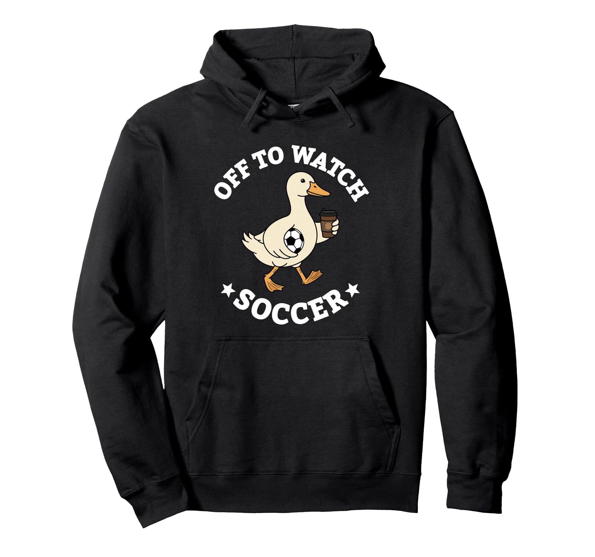 Off To Watch Soccer Mom Funny Goose Hoodie - Unique Graphic Men Women - T-Shirt, Sweatshirt, Hoodie