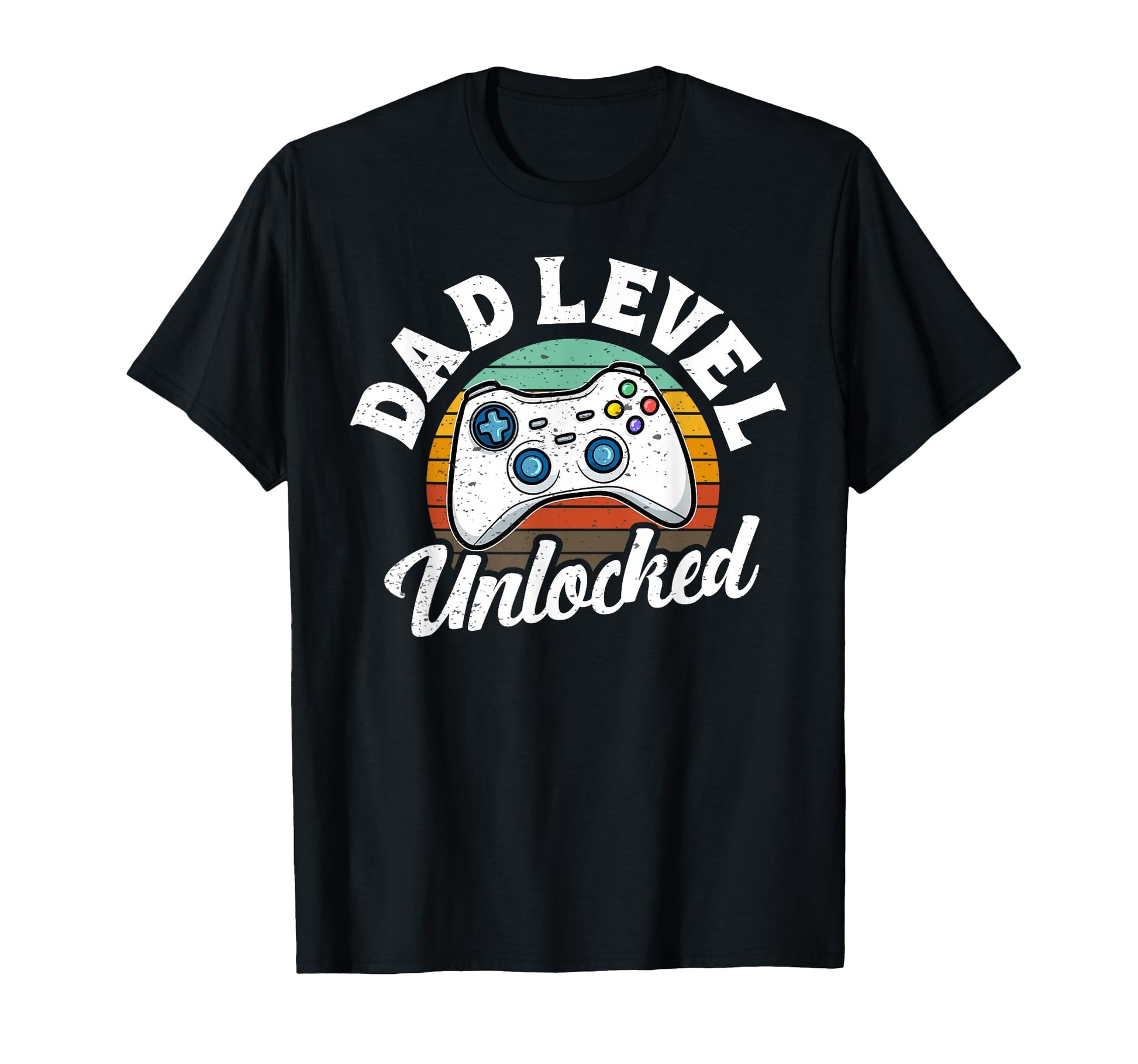 Dad Level Unlocked Fathers Day Papa New Dad T-Shirt - Graphic Print Unisex - T-Shirt, Sweatshirt, Hoodie