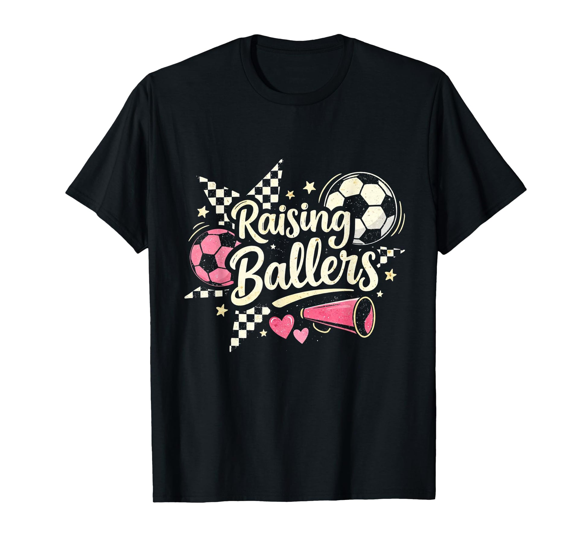 Raising Ballers Soccer Mom Funny T-Shirt - Fun Novelty Design Men Women - T-Shirt, Sweatshirt, Hoodie