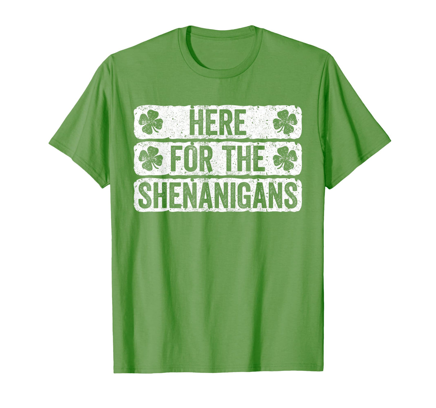Here Shenanigans Funny St Patricks T-Shirt - Casual Everyday Wear Unisex - T-Shirt, Sweatshirt, Hoodie
