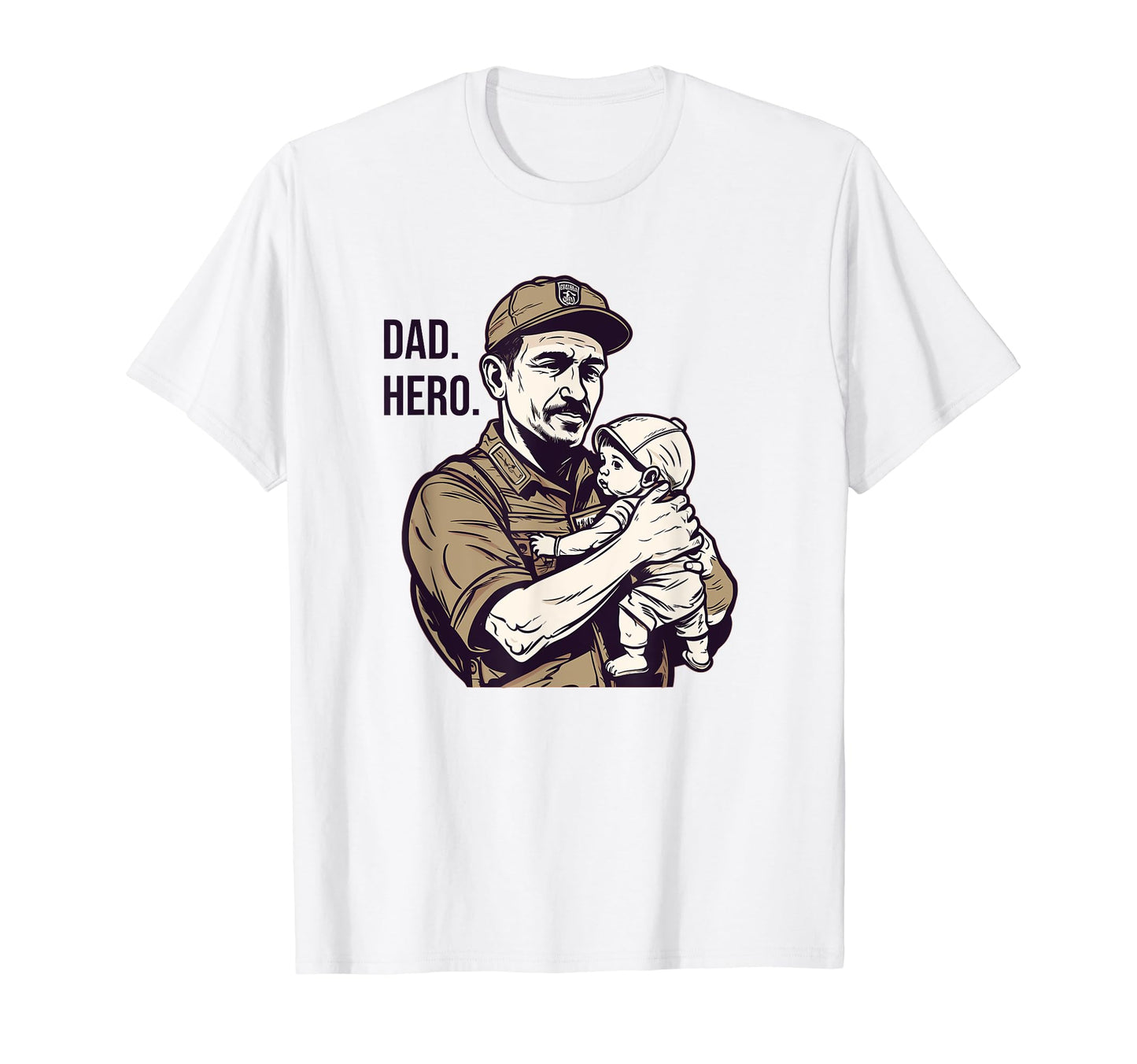 Dad Grandpa Veteran Veterans American T-Shirt - Minimalist Print Men Women - T-Shirt, Sweatshirt, Hoodie