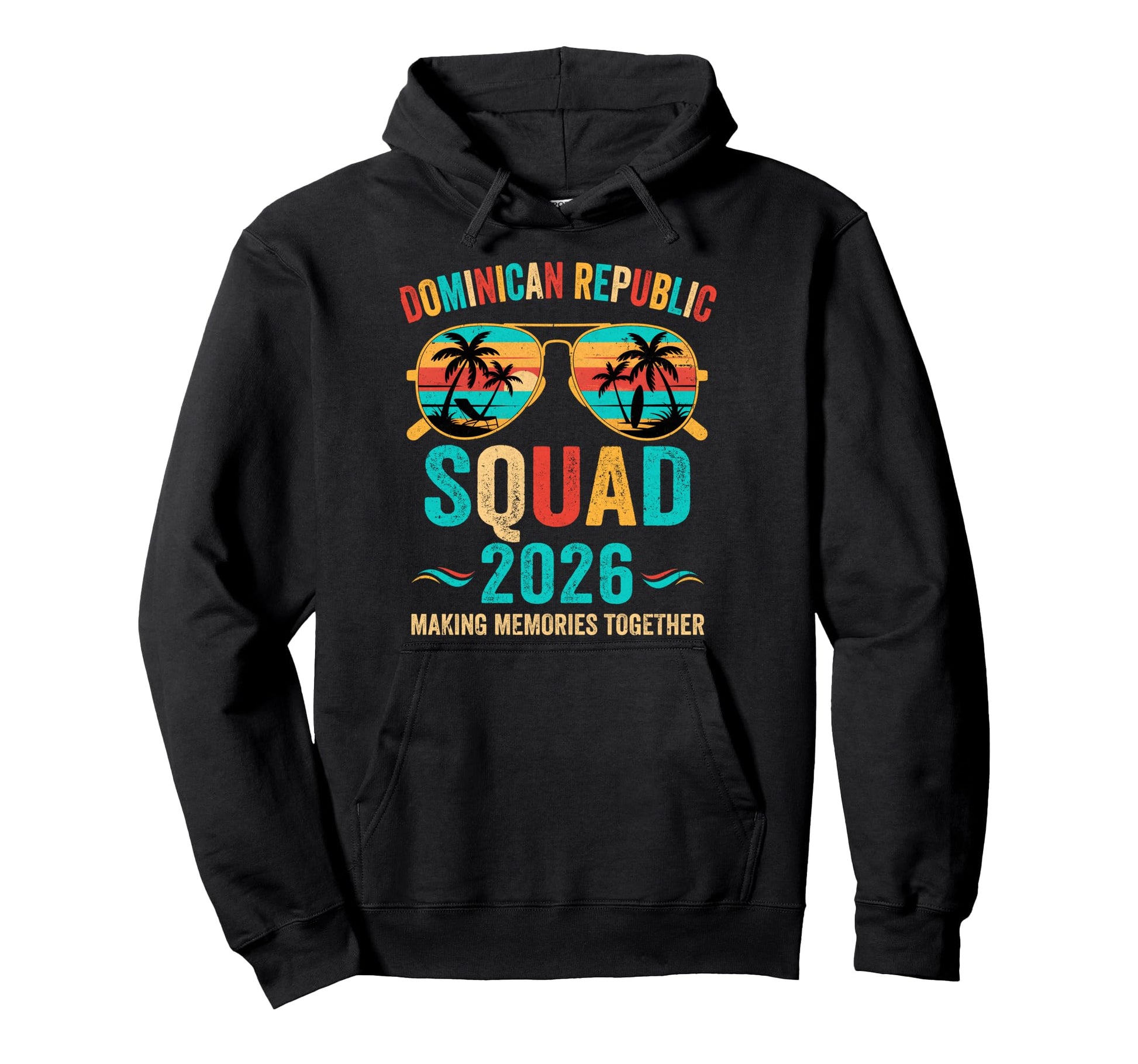 Dominican Republic Vacation Squad 2026 Hoodie - Minimalist Print Men Women - T-Shirt, Sweatshirt, Hoodie
