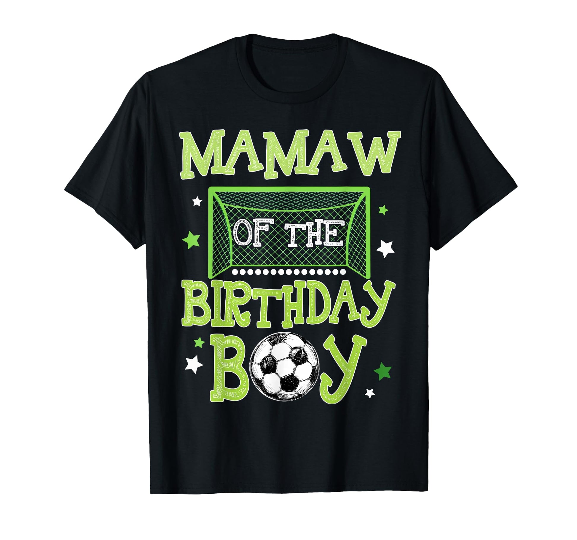 Mamaw Birthday Soccer Family Matching T-Shirt - Minimalist Print for Adults - T-Shirt, Sweatshirt, Hoodie