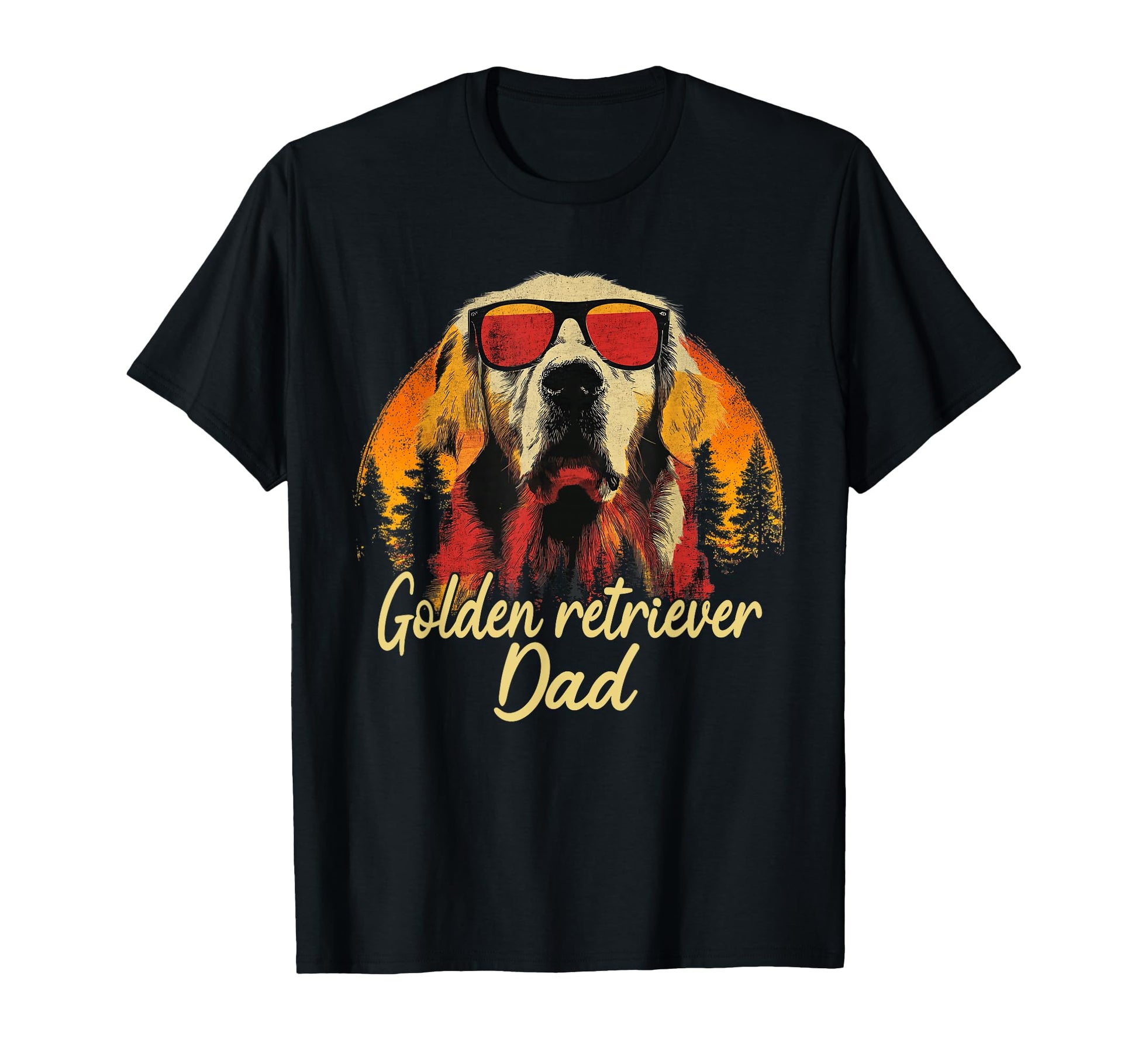 Best Golden Retriever Dad Fathers T-Shirt - Casual Everyday Wear Men Women - T-Shirt, Sweatshirt, Hoodie