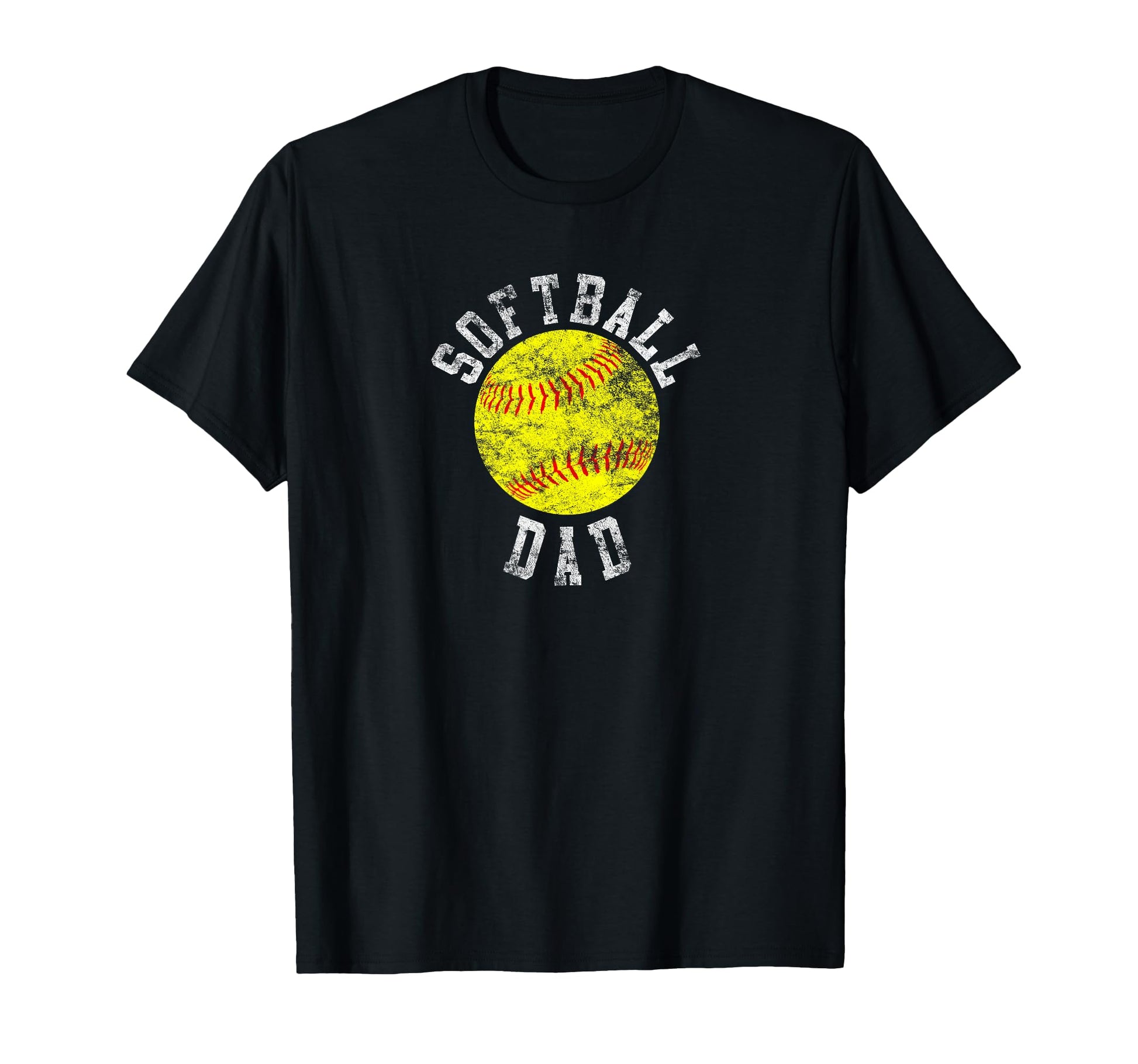 Softball Dad T-Shirt - Custom Art Print Men Women - T-Shirt, Sweatshirt, Hoodie