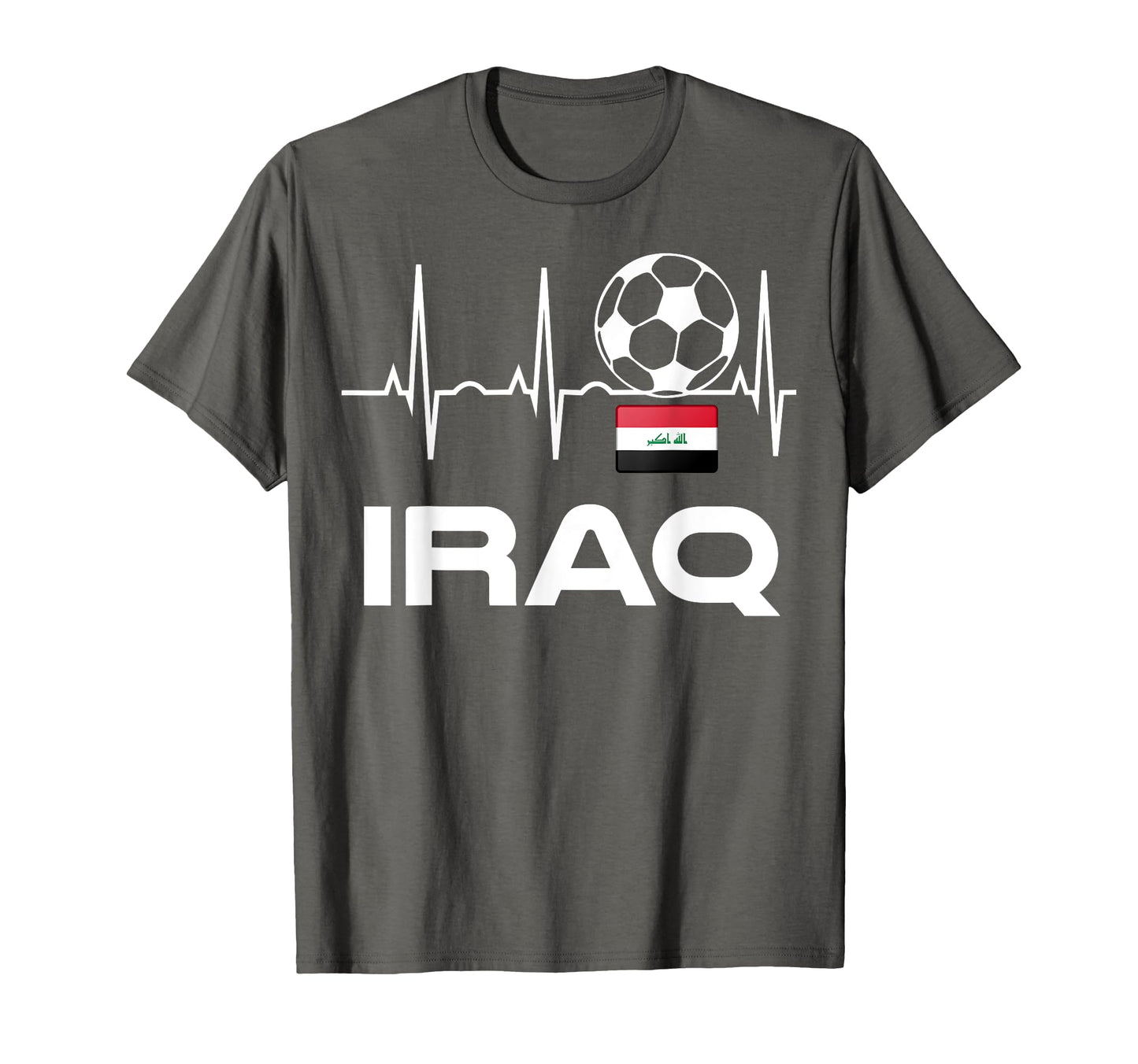 Iraq Soccer Jersey Iraqi Flag T-Shirt - Casual Everyday Wear Men Women - T-Shirt, Sweatshirt, Hoodie