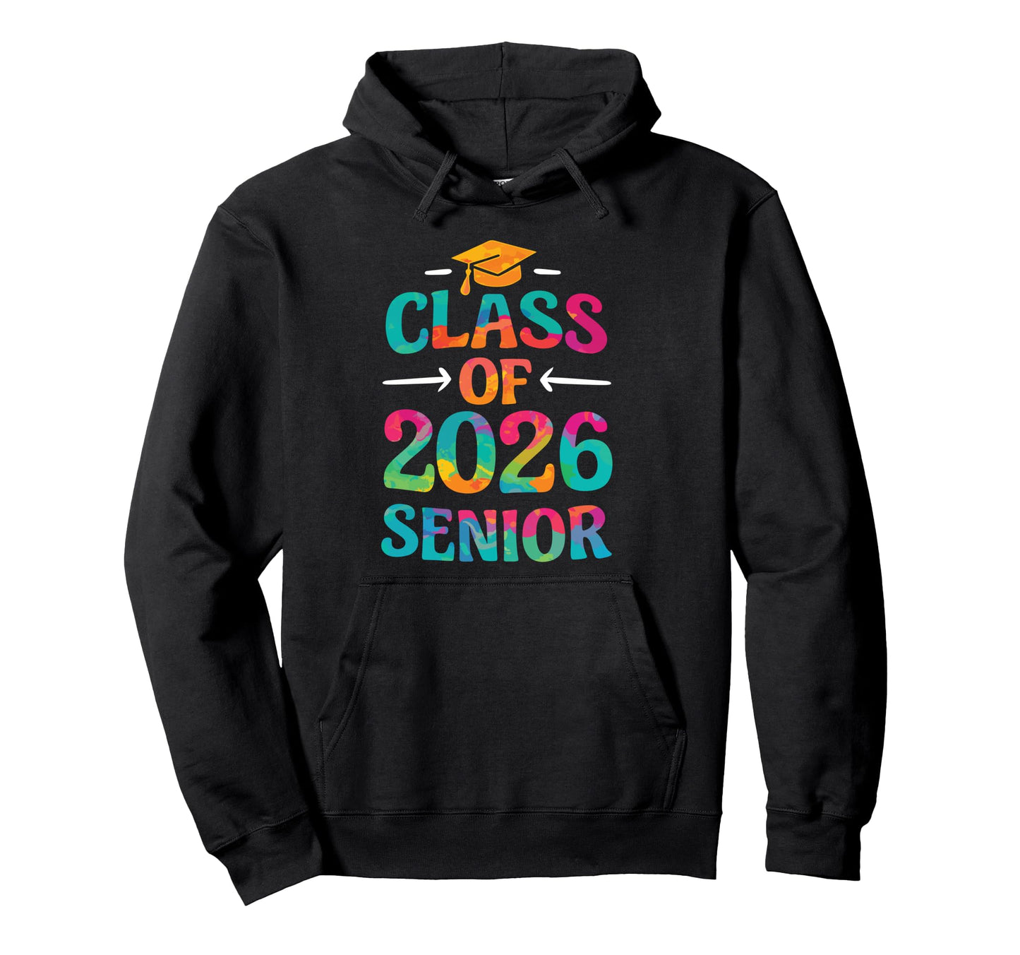 Class 2026 Senior Graduation Hoodie - Custom Art Print Men Women - T-Shirt, Sweatshirt, Hoodie