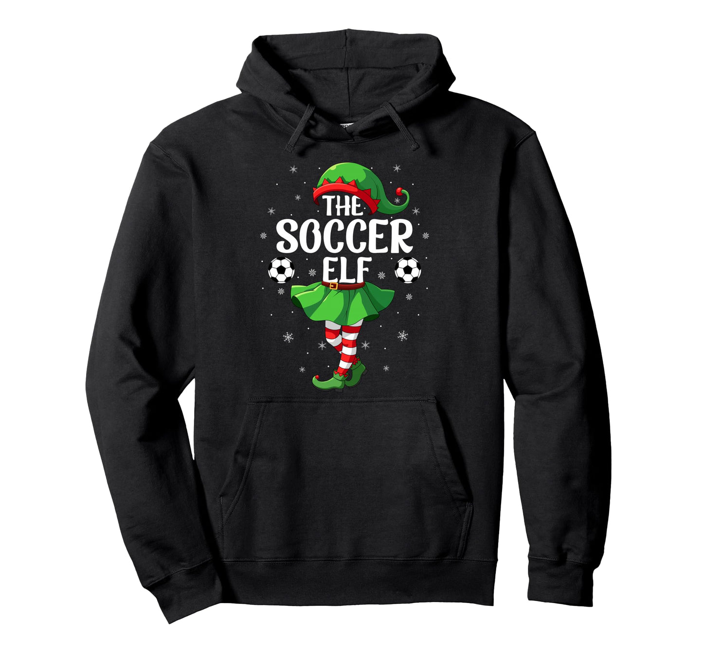 Soccer Elf Elf Squad Family Hoodie - Novelty Apparel Men Women - T-Shirt, Sweatshirt, Hoodie