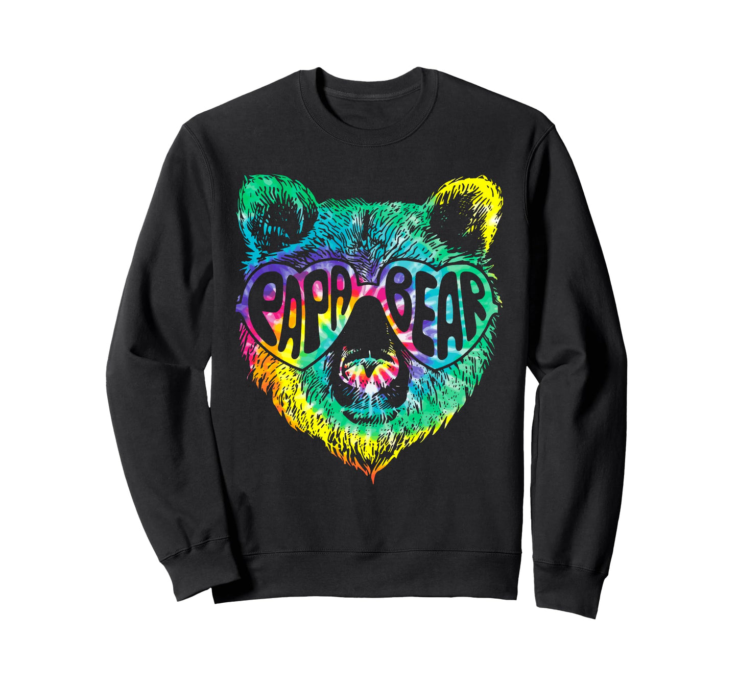 Papa Bear Sunglasses Pajama Family Sweatshirt - Novelty Apparel Men Women - T-Shirt, Sweatshirt, Hoodie