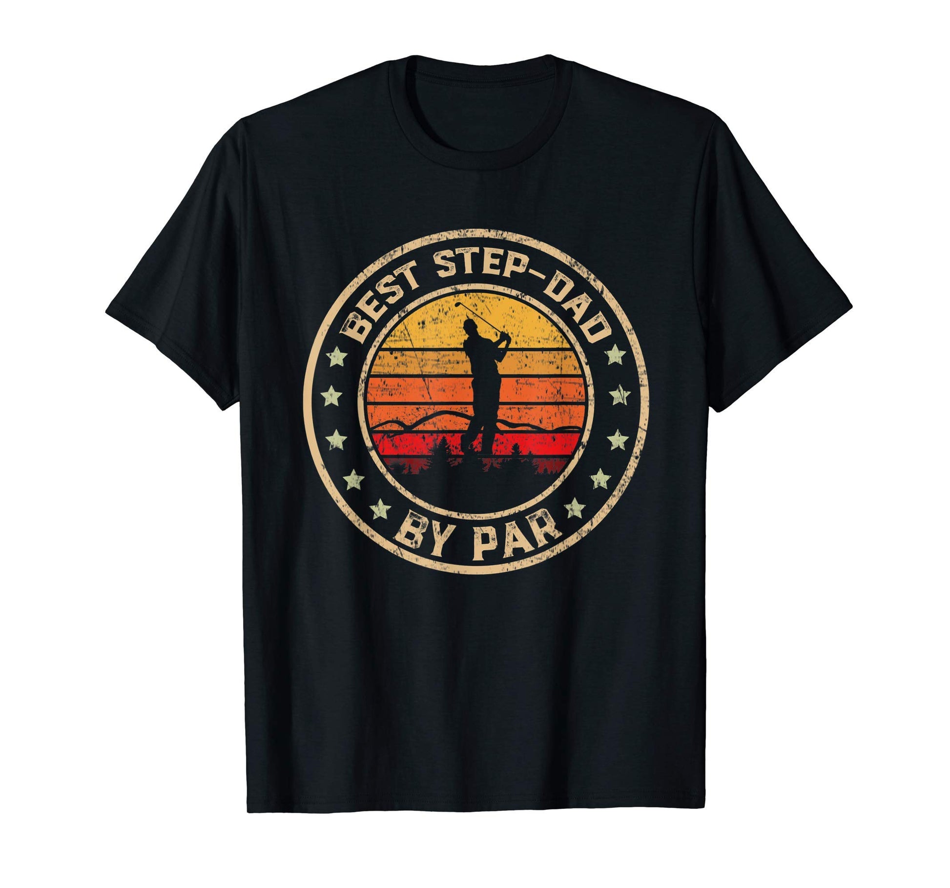 Mens Best Step Dad Par Fathers Day T-Shirt - Custom Art Print for Adults - T-Shirt, Sweatshirt, Hoodie