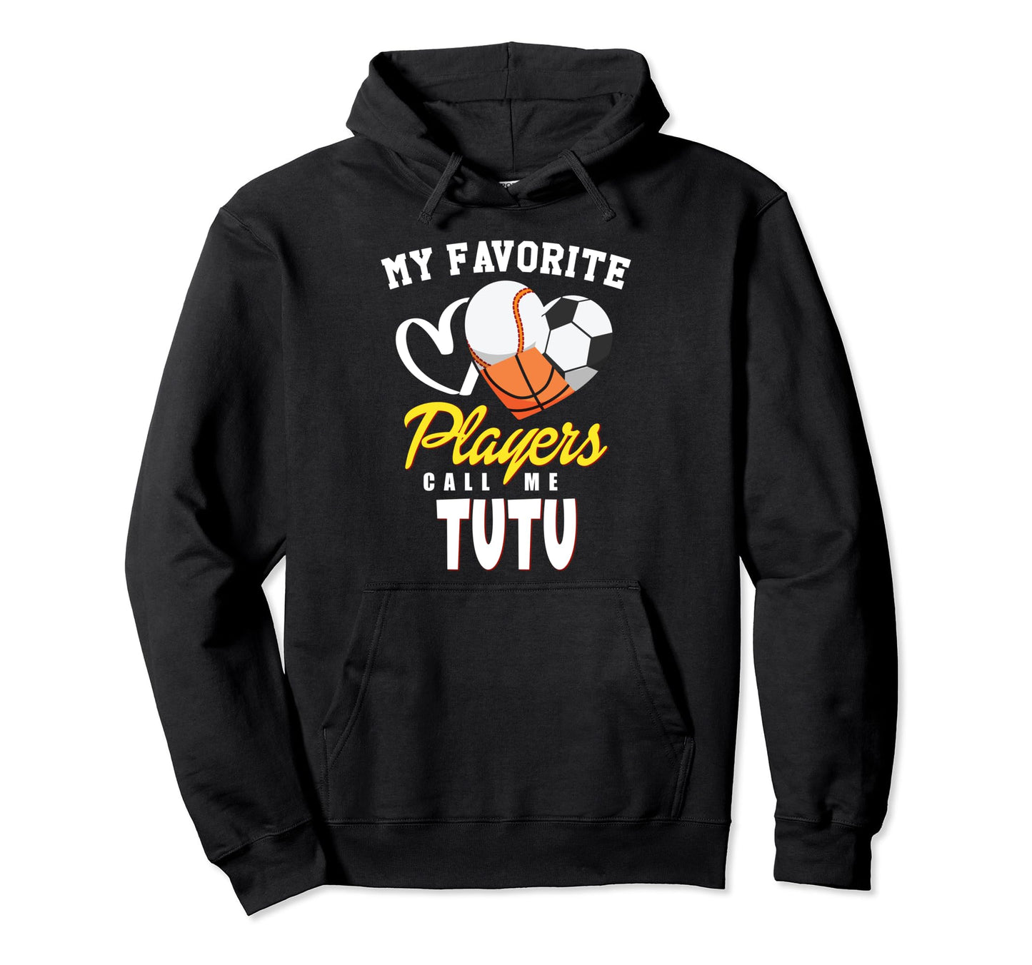 My Favorite Players Baseball Soccer Hoodie - Minimalist Print for Adults - T-Shirt, Sweatshirt, Hoodie