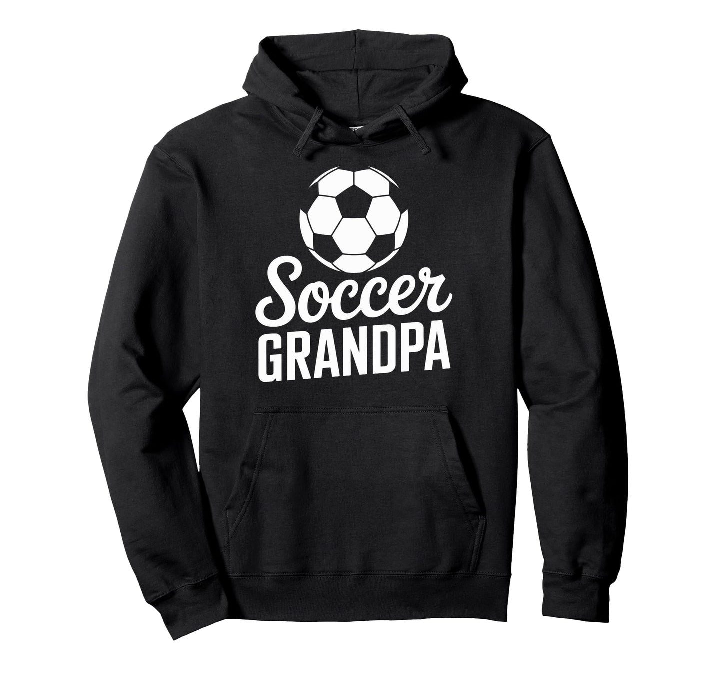 Soccer Grandpa Football Lover Grandpa Hoodie - Minimalist Print for Adults - T-Shirt, Sweatshirt, Hoodie