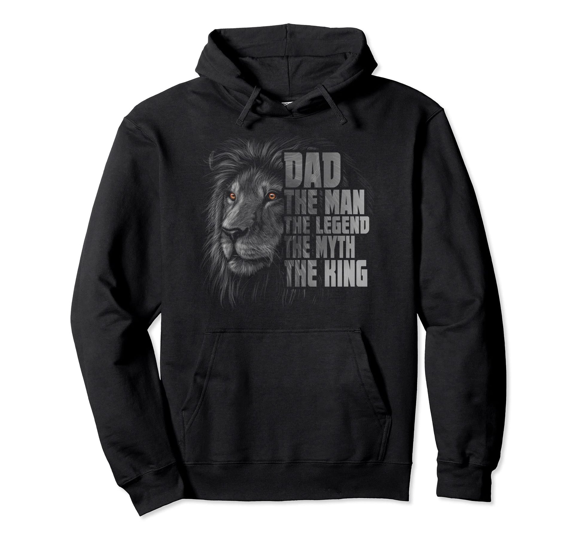 Dad Legend Myth King Hoodie - Novelty Apparel for Adults - T-Shirt, Sweatshirt, Hoodie