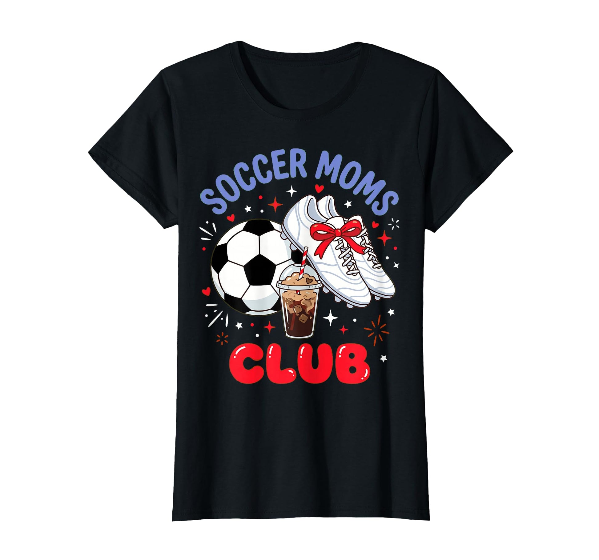 Soccer Moms Club Soccer Cleats T-Shirt - Aesthetic Graphic Men Women - T-Shirt, Sweatshirt, Hoodie