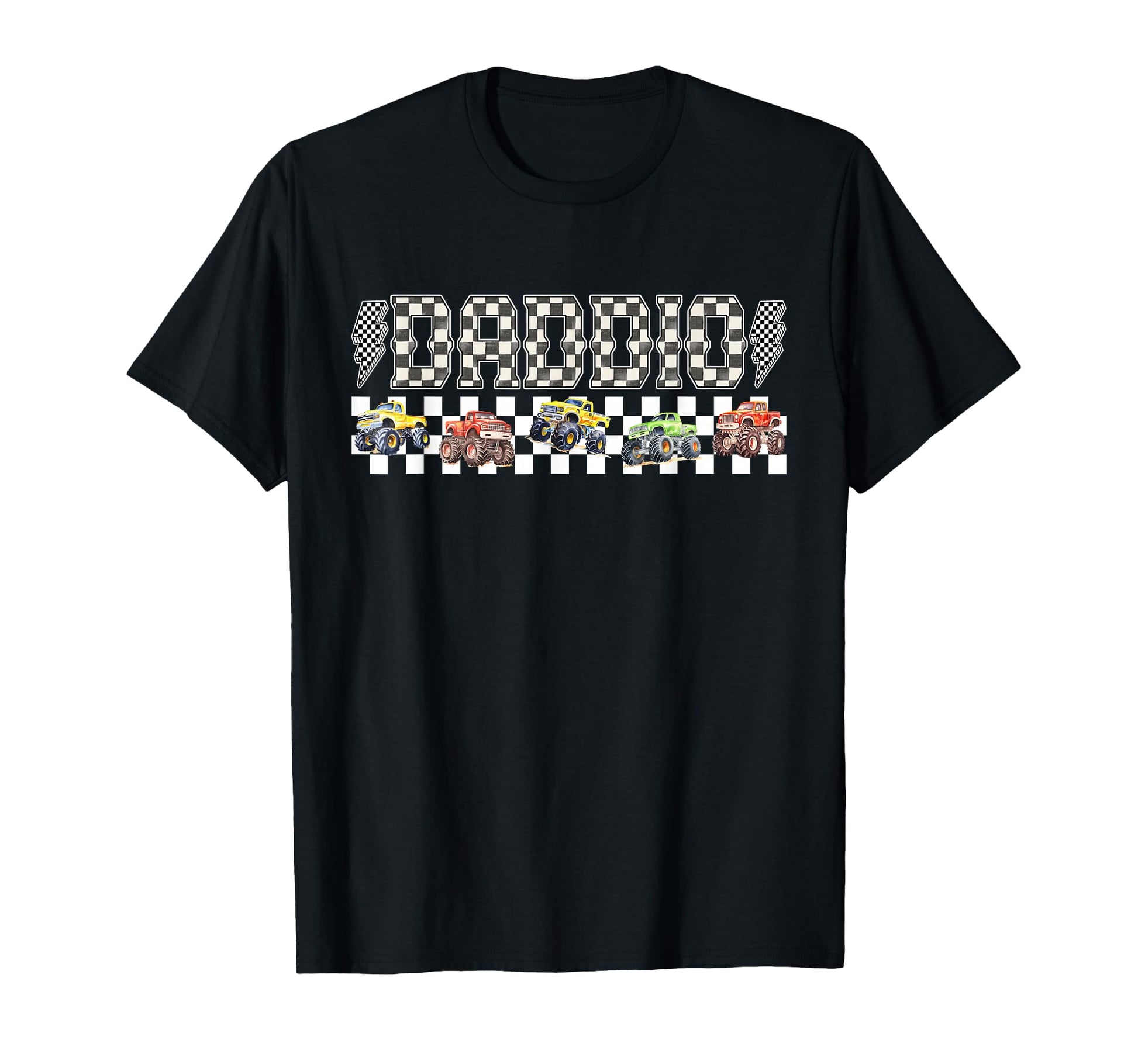Daddio Monster Truck Family Crew T-Shirt - Casual Everyday Wear Men Women - T-Shirt, Sweatshirt, Hoodie