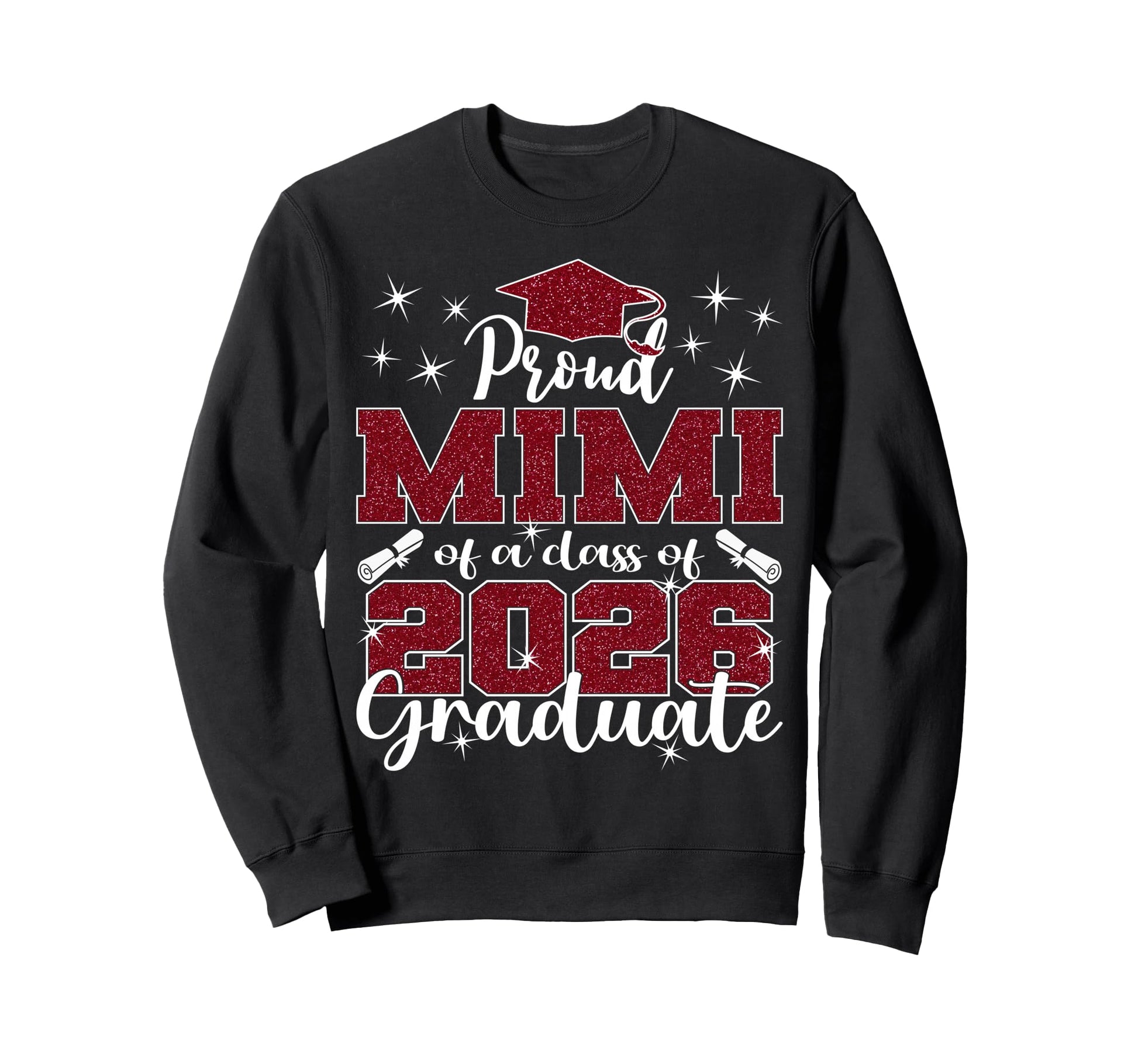 Super Proud Mimi 2026 Graduate Sweatshirt - Unique Graphic Men Women - T-Shirt, Sweatshirt, Hoodie