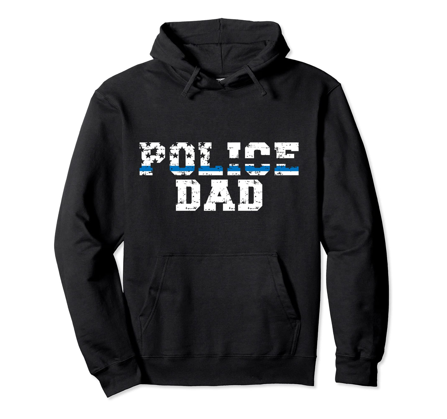 Police Dad Police Officer Dad Police Father Hoodie - Unique Graphic Unisex - T-Shirt, Sweatshirt, Hoodie