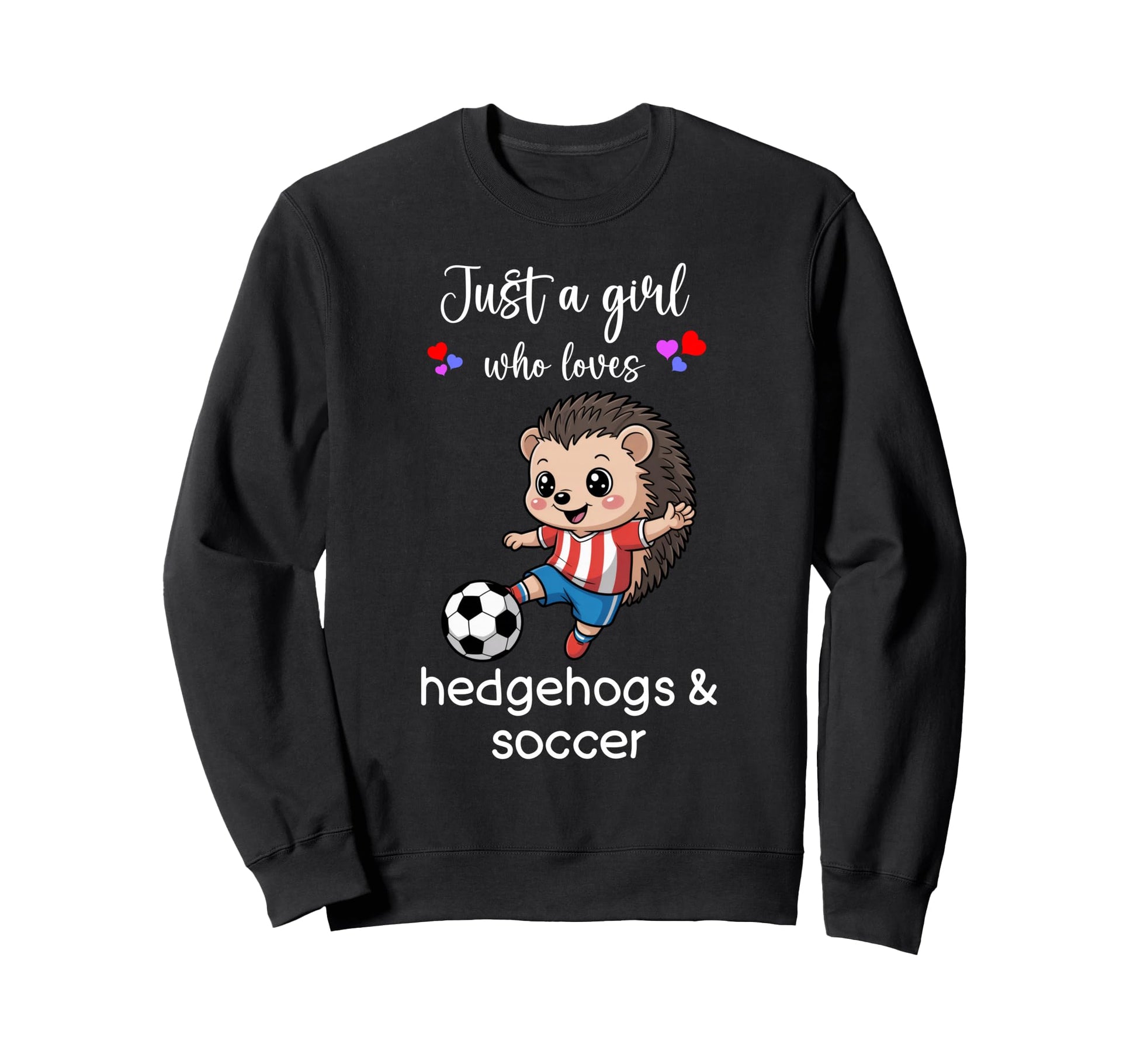 Hedgehog Soccer Hedgehog Soccer Sweatshirt - Aesthetic Graphic Unisex - T-Shirt, Sweatshirt, Hoodie