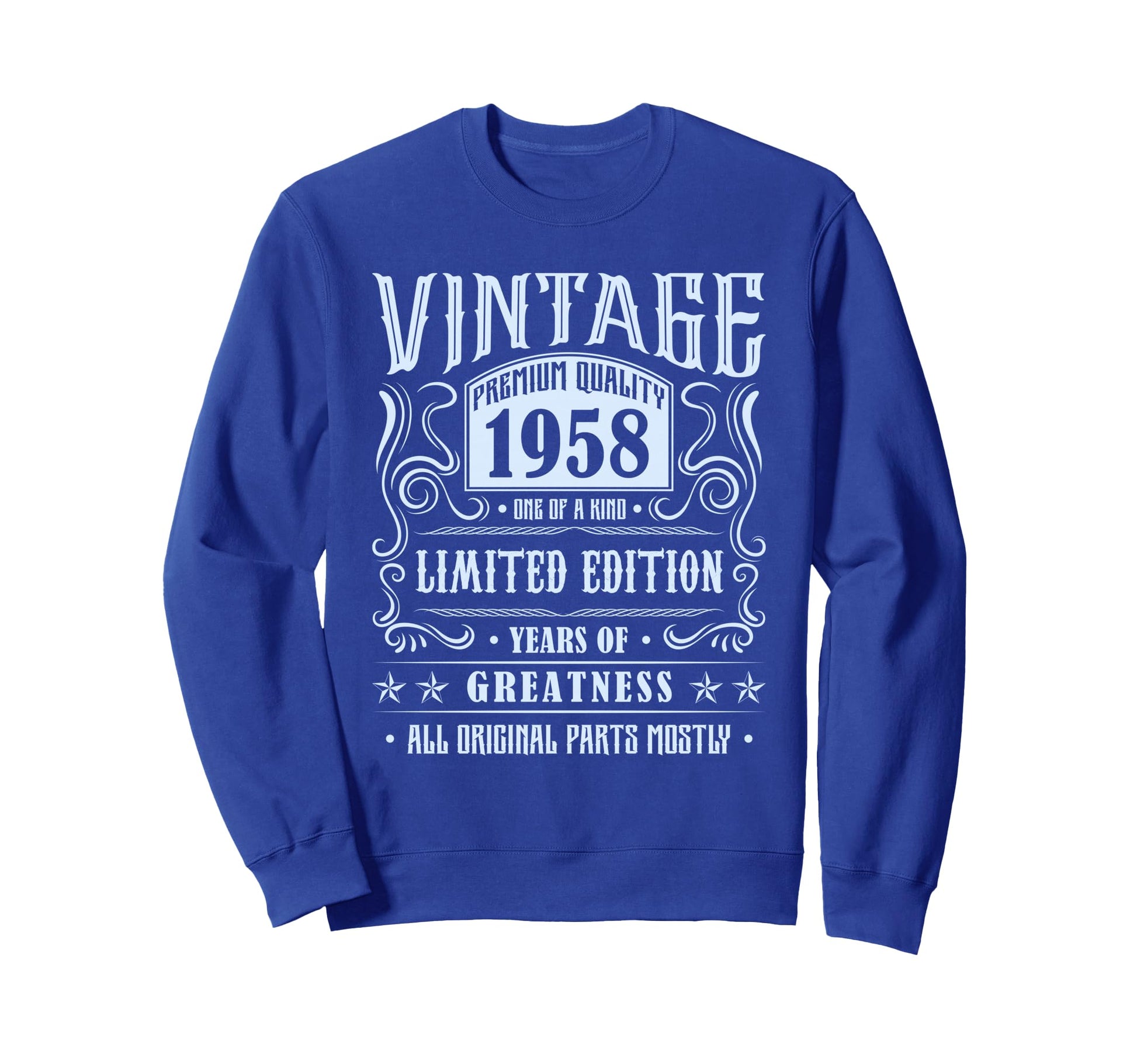1958 T Shirts Funny 1958 Birthday Sweatshirt - Trendy Graphic Unisex - T-Shirt, Sweatshirt, Hoodie