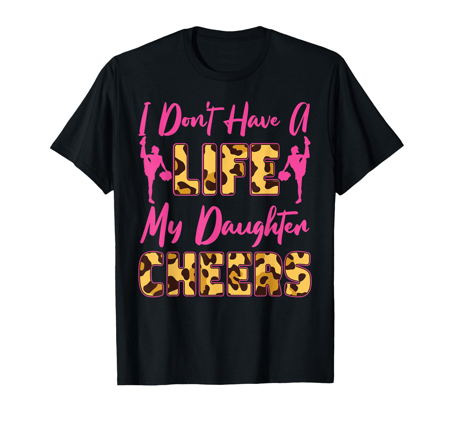 Cheer Cheerleading Mom Dad Mother Father T-Shirt - Graphic Print Unisex - T-Shirt, Sweatshirt, Hoodie
