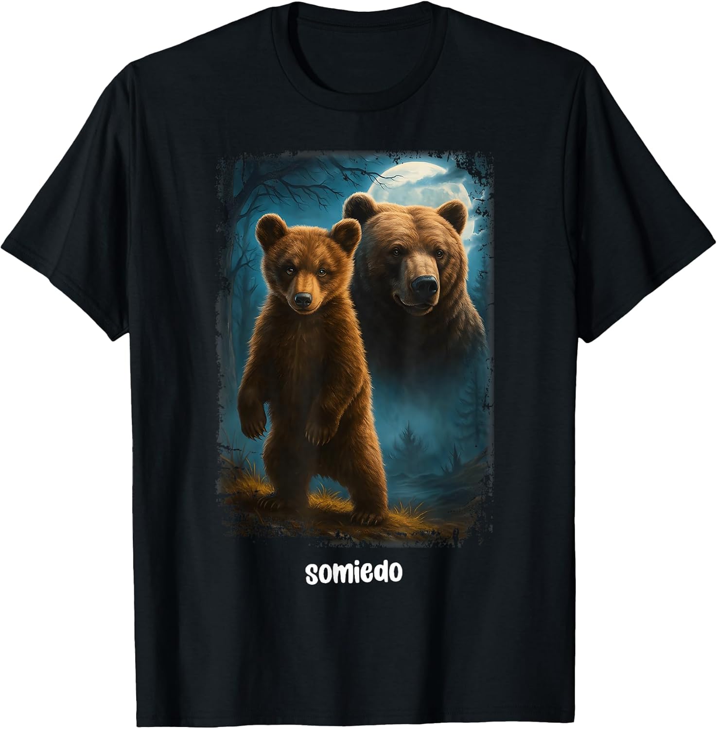Somiedo Bear Funny Animal Lover Bear T-Shirt Unisex T-shirt, Sweatshirt, Hoodie, Long Sleeve Tee - T-Shirt, Sweatshirt, Hoodie