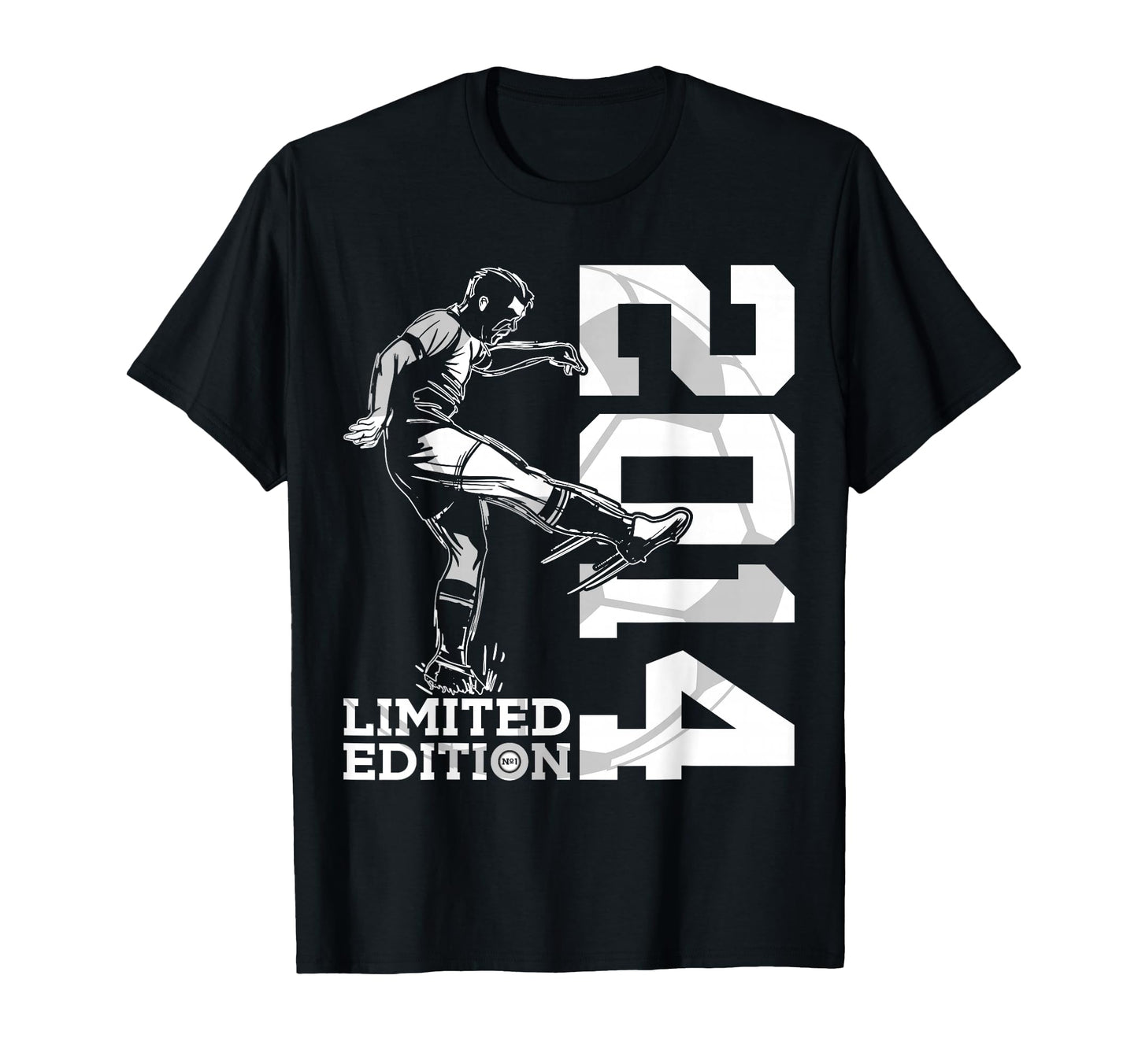 2014 12 Years Soccer 12Th Birthday T-Shirt - Novelty Apparel for Adults - T-Shirt, Sweatshirt, Hoodie