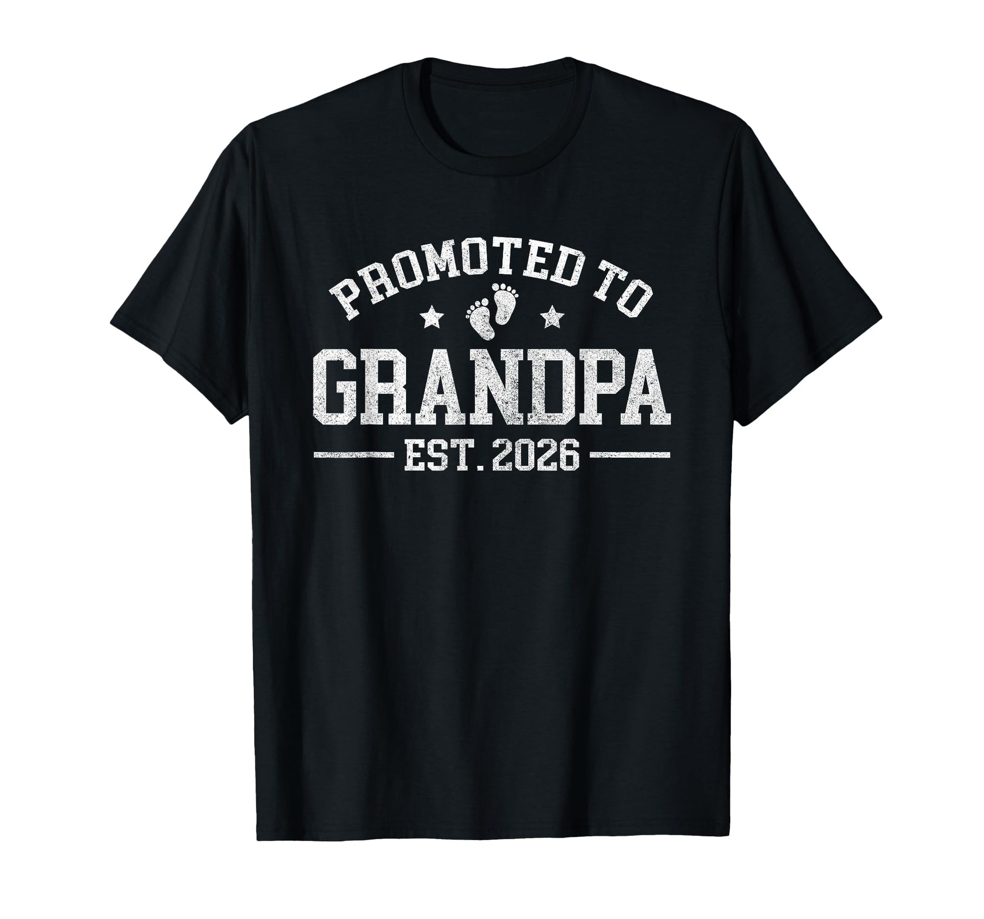 Promoted To Grandpa Est 2026 Grandparents T-Shirt - Unique Graphic Unisex - T-Shirt, Sweatshirt, Hoodie