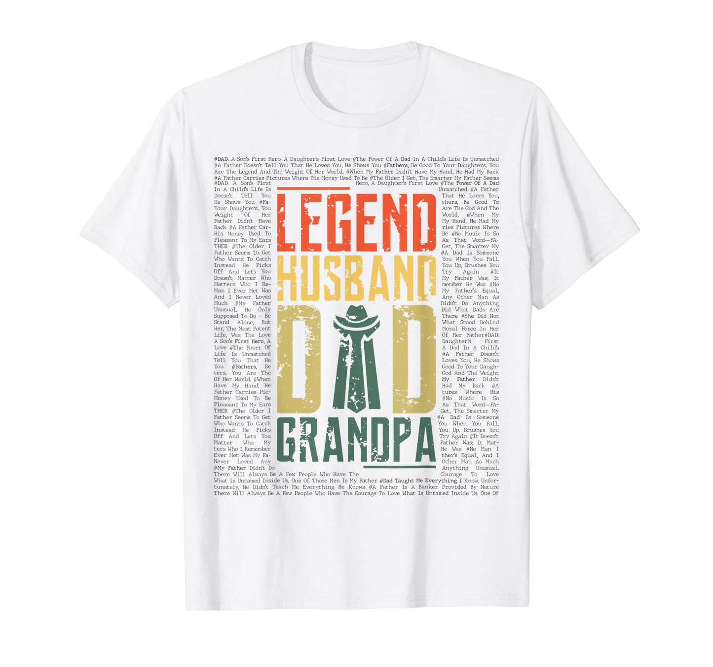 Mens Fathers Day Dad Legend Legend T-Shirt - Streetwear Style for Adults - T-Shirt, Sweatshirt, Hoodie