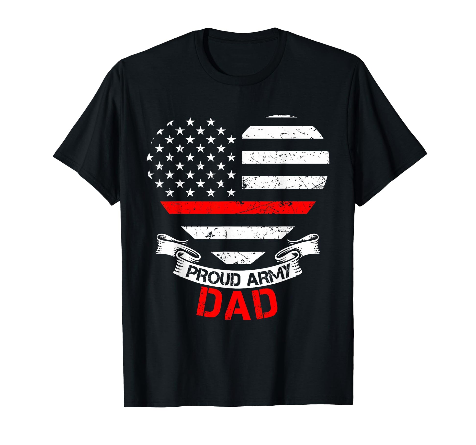 Proud Army Dad Pride Military Dad T-Shirt - Unique Graphic Unisex - T-Shirt, Sweatshirt, Hoodie