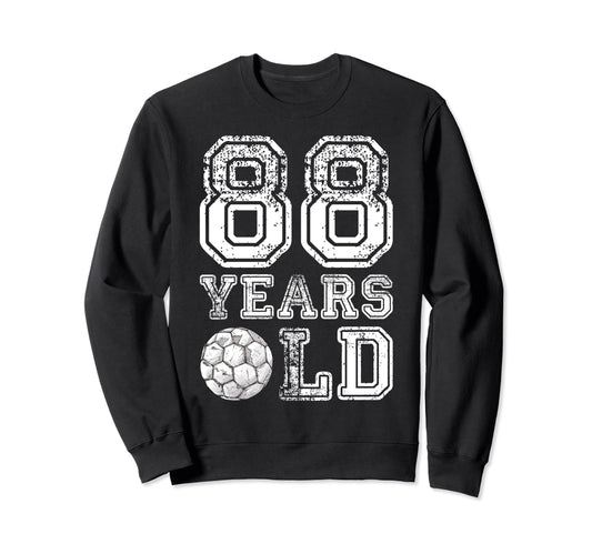 88 Years Old Soccer Sports Birthday Sweatshirt - Custom Art Print Unisex - T-Shirt, Sweatshirt, Hoodie