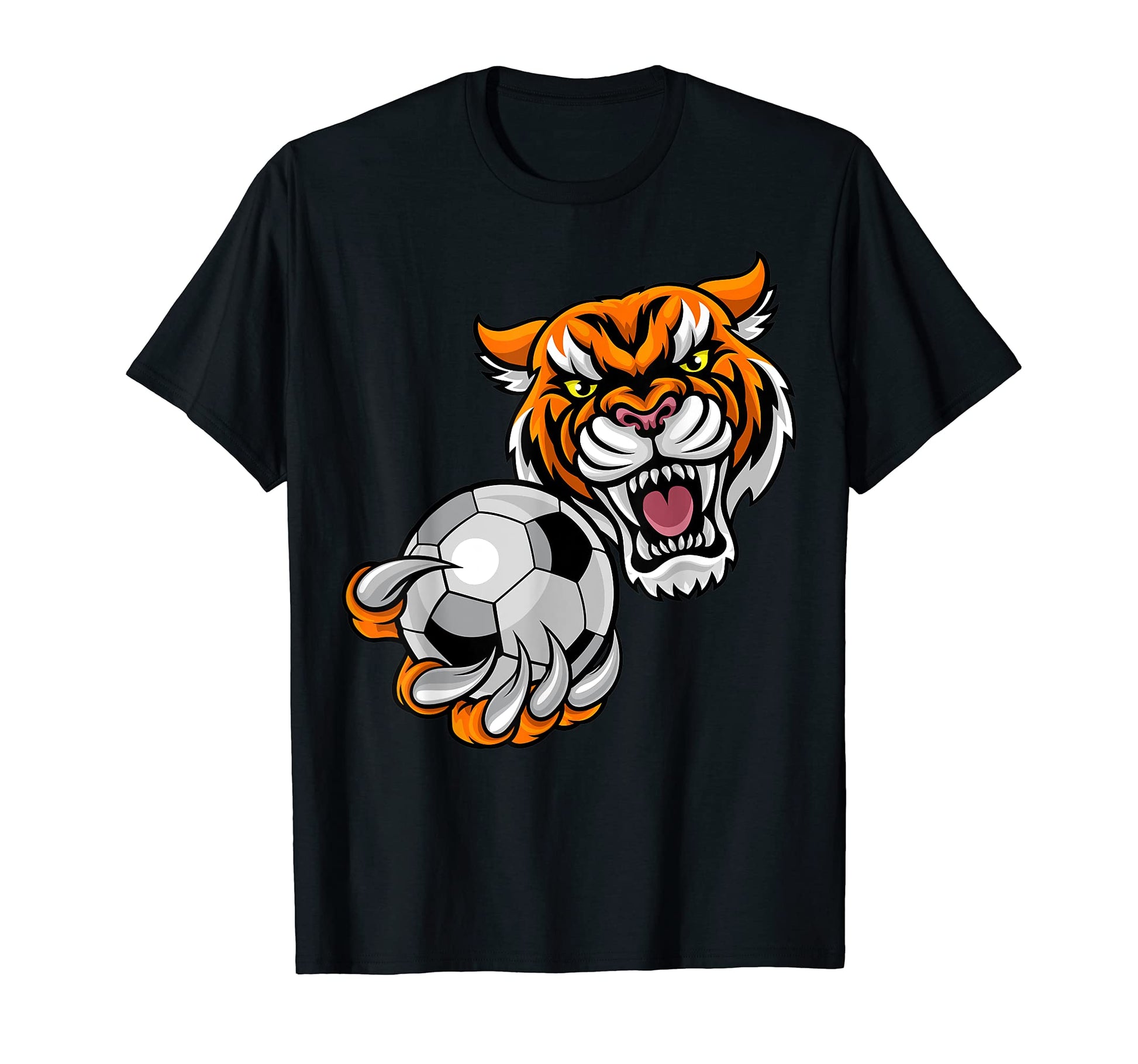 Tiger Sports Team Mascot Holding T-Shirt - Unique Graphic for Adults - T-Shirt, Sweatshirt, Hoodie
