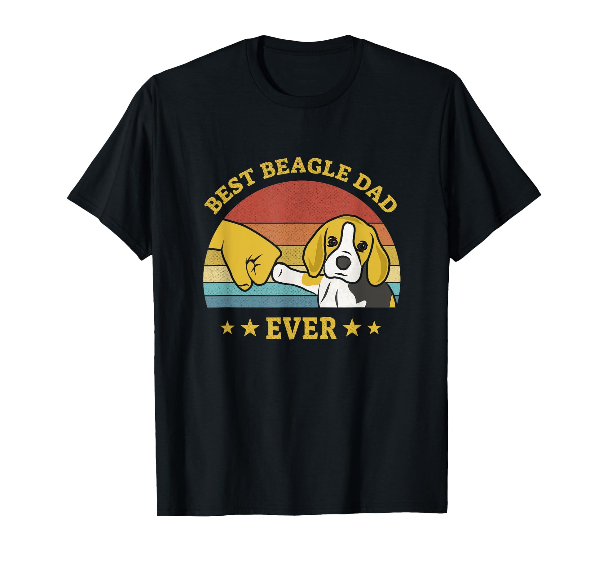 Best Beagle Dad Ever Puppy Lover T-Shirt - Casual Everyday Wear Men Women - T-Shirt, Sweatshirt, Hoodie