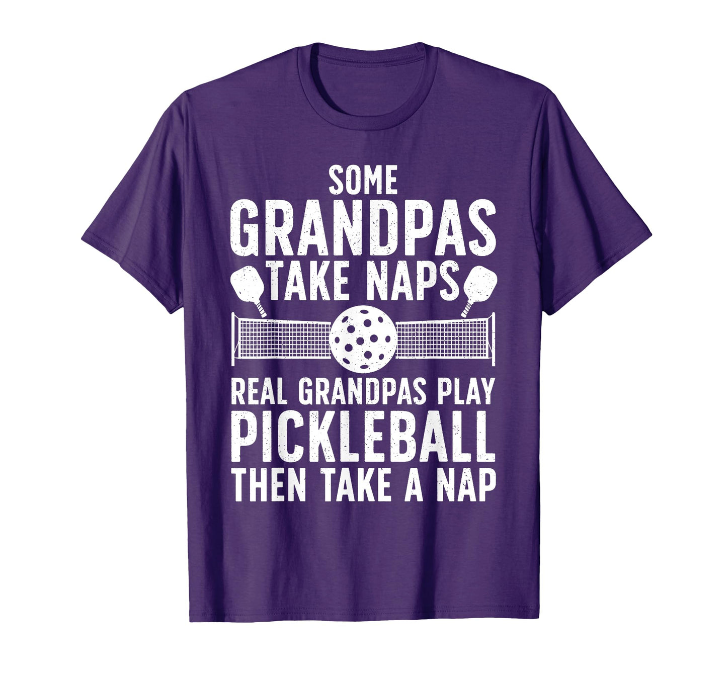 Pickleball Grandpa Paddle Sport T-Shirt - Custom Art Print for Adults - T-Shirt, Sweatshirt, Hoodie