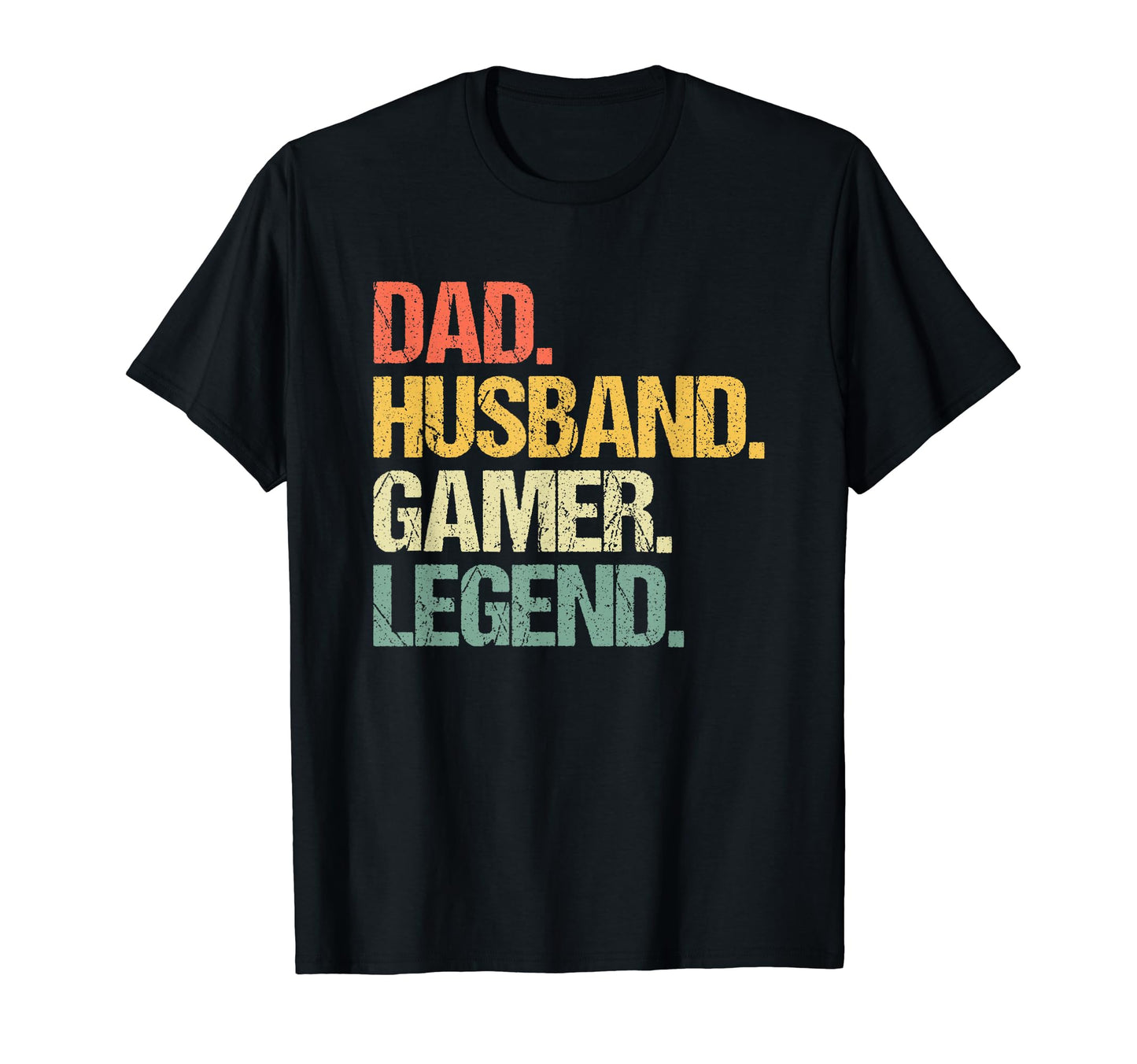 Dad Husband Gamer Legend Funny Gamer T-Shirt - Aesthetic Graphic Unisex - T-Shirt, Sweatshirt, Hoodie