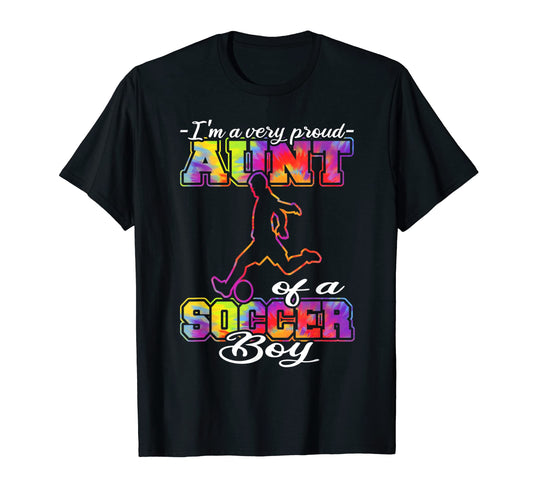Aunt Soccer Soccer Player Soccer Aunt T-Shirt - Custom Art Print for Adults - T-Shirt, Sweatshirt, Hoodie
