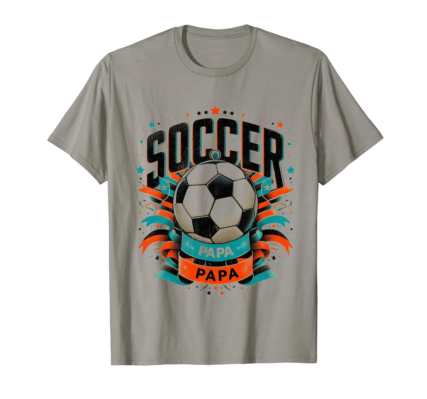 Soccer Papa Family Matching Dad T-Shirt - Casual Everyday Wear for Adults - T-Shirt, Sweatshirt, Hoodie