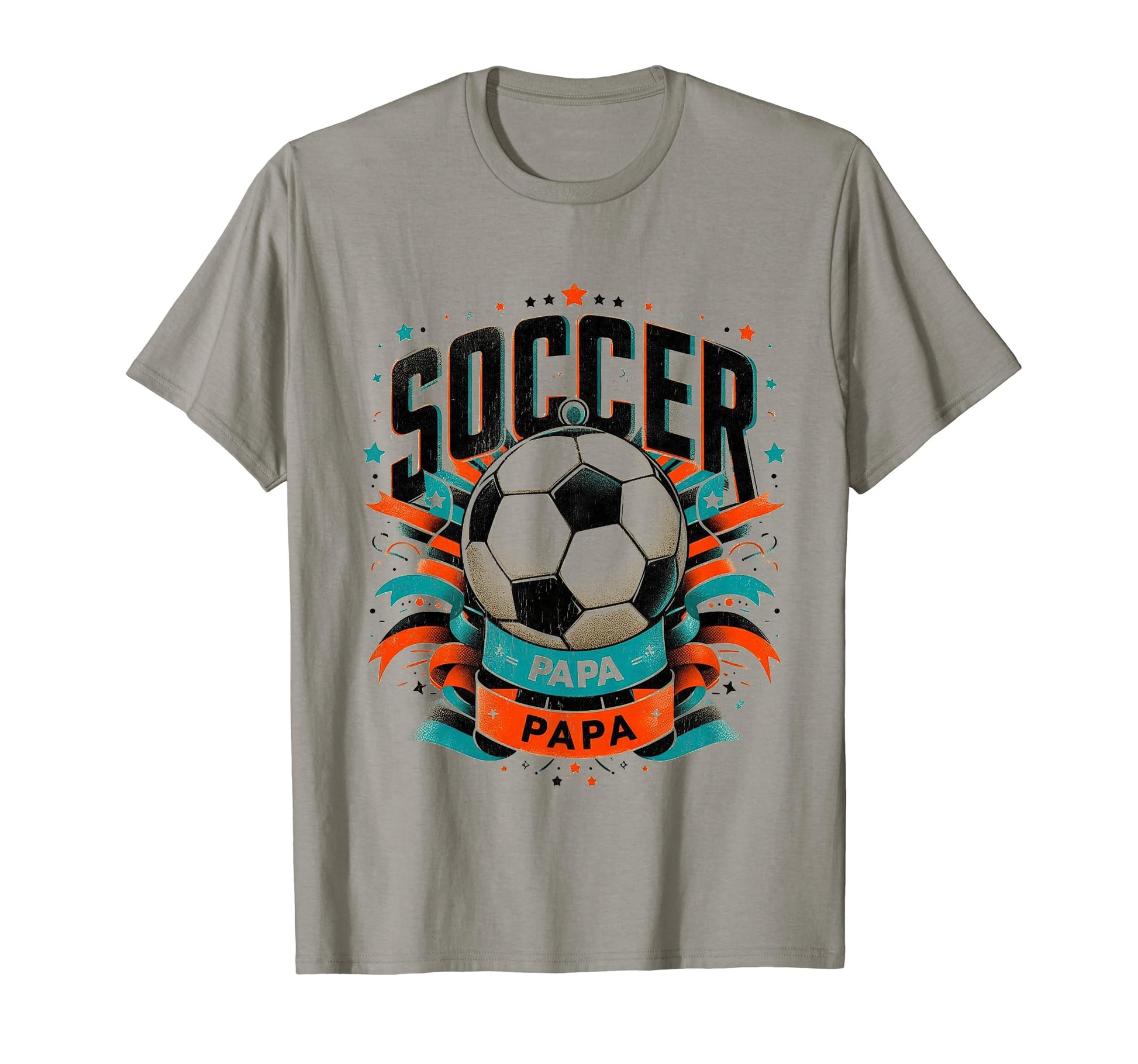 Soccer Papa Family Matching Dad T-Shirt - Casual Everyday Wear for Adults - T-Shirt, Sweatshirt, Hoodie