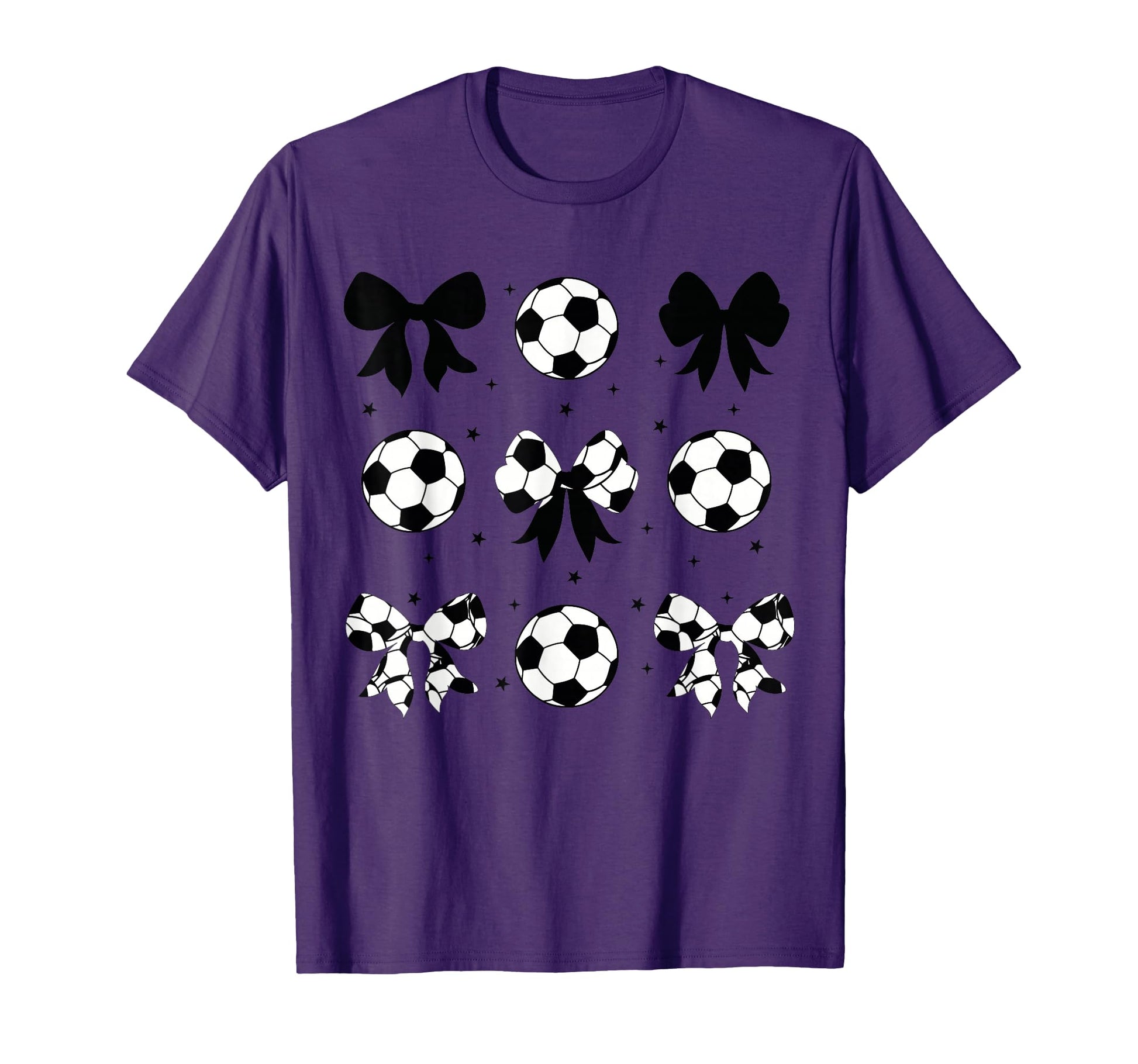 Coquette Soccer Bow Cheer Soccer Mama T-Shirt - Aesthetic Graphic Unisex - T-Shirt, Sweatshirt, Hoodie
