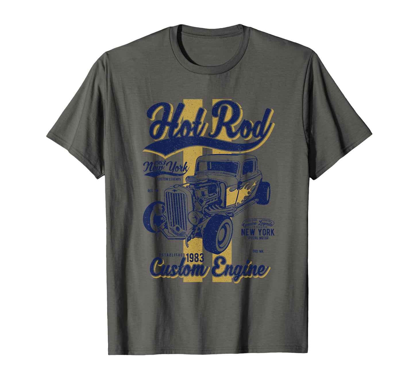 Hot Rod Custom Engine Hot Rod T-Shirt - Casual Everyday Wear Men Women - T-Shirt, Sweatshirt, Hoodie