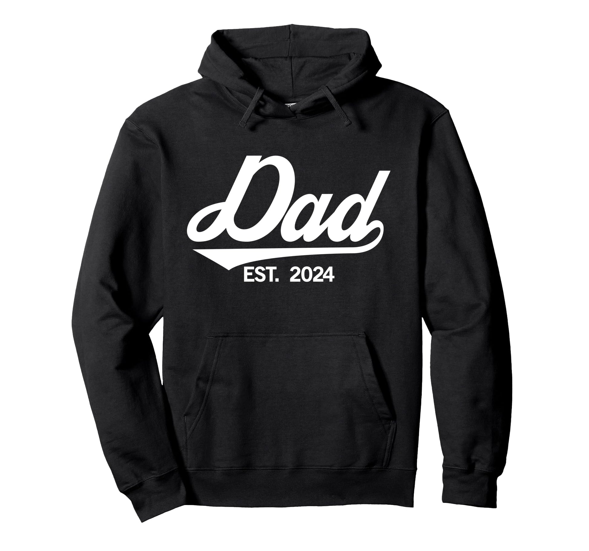 Dad Est 2024 Fathers Day Family Matching Hoodie - Streetwear Style Unisex - T-Shirt, Sweatshirt, Hoodie