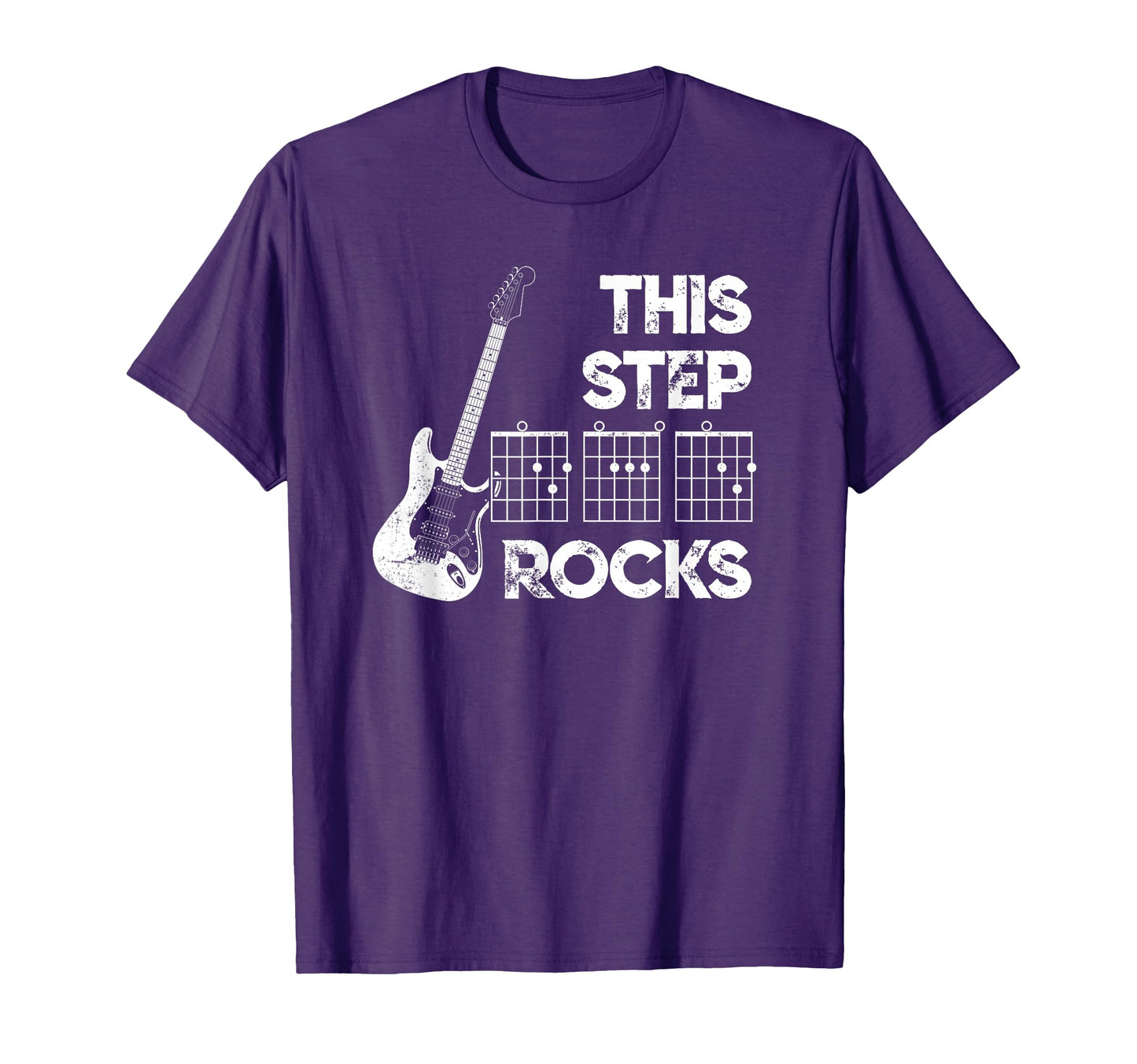 This Step Dad Rocks Guitar Chords T-Shirt - Novelty Apparel Unisex - T-Shirt, Sweatshirt, Hoodie