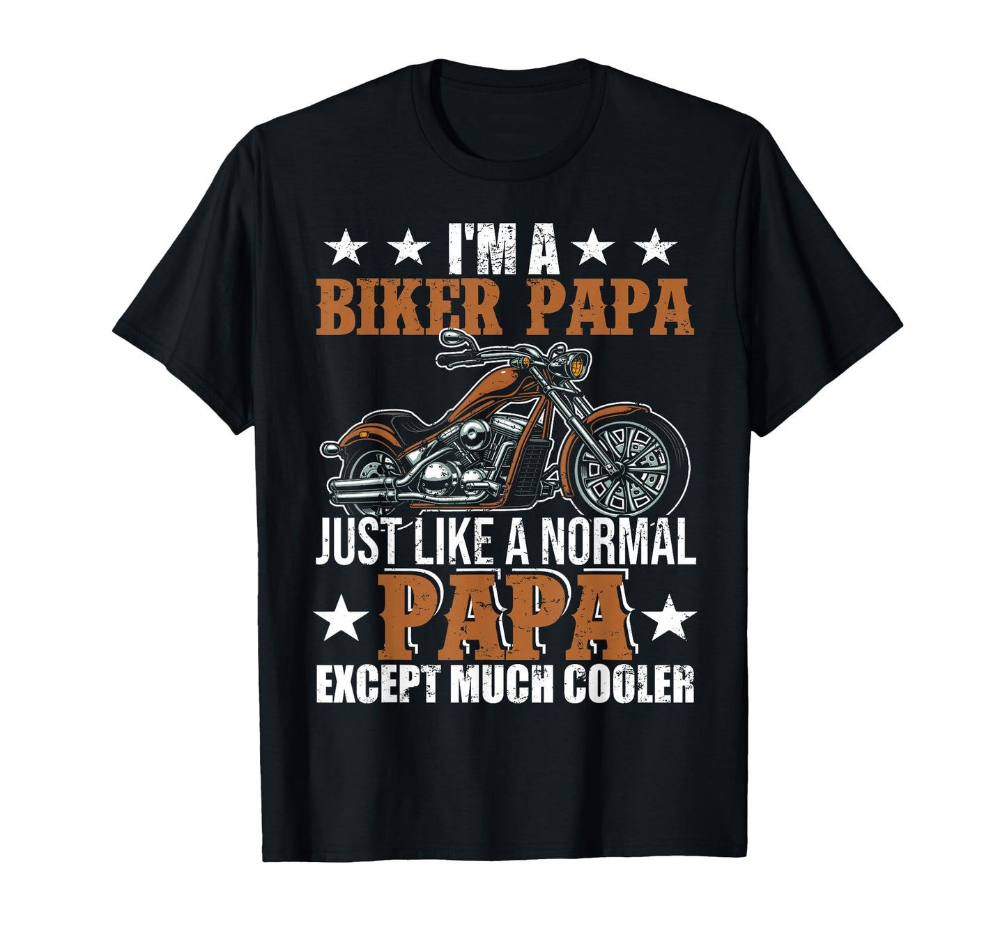 Im Biker Papa Happy Fathers Day Matching T-Shirt - Minimalist Print Unisex - T-Shirt, Sweatshirt, Hoodie